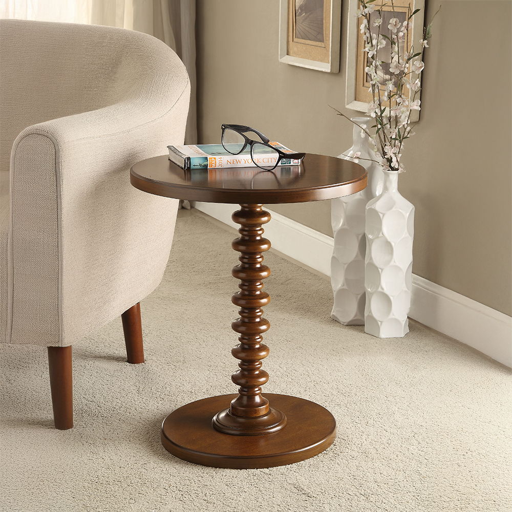 Acton - Accent Table - Walnut, dark brown