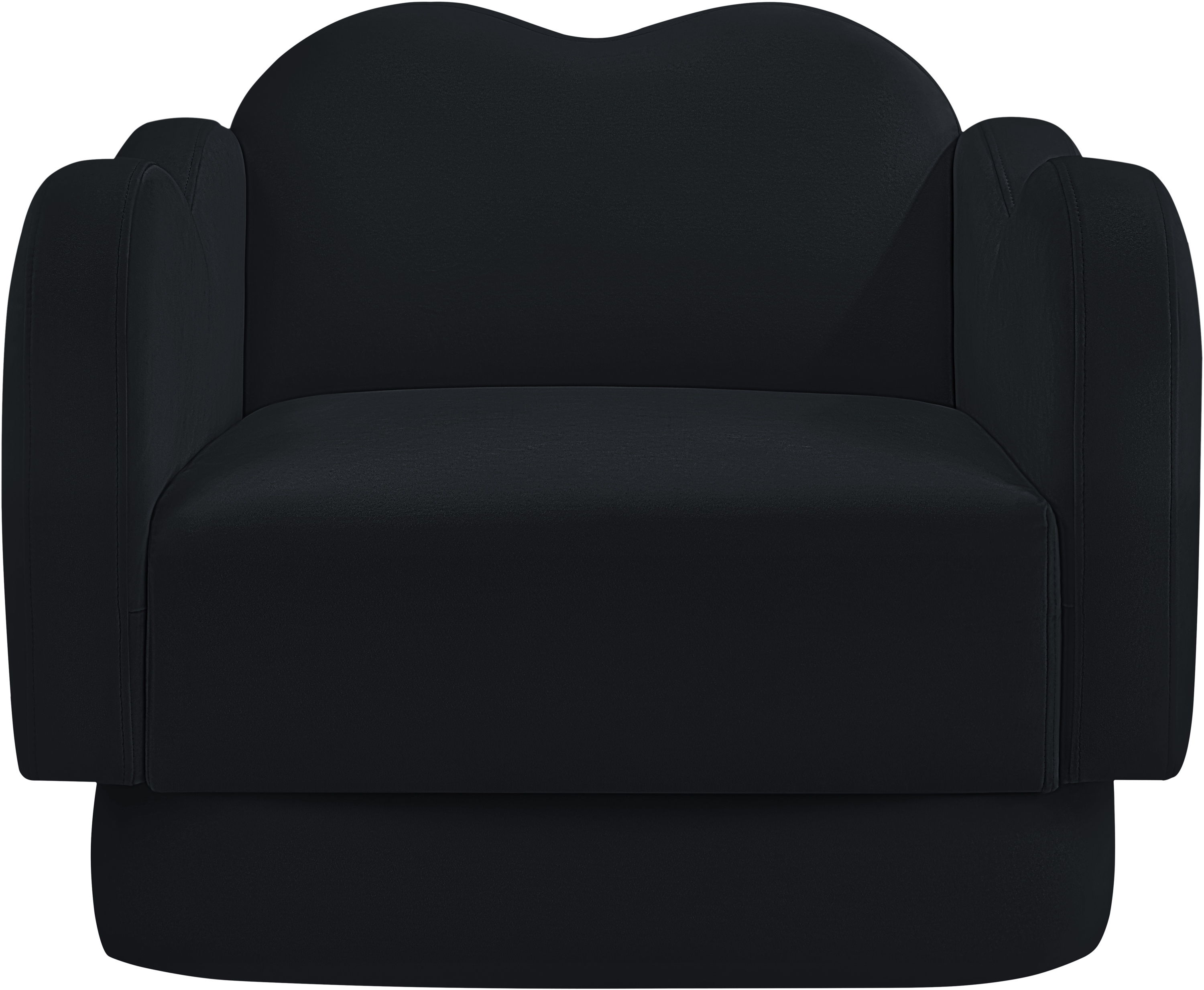 Bloom - Velvet Chair - Black