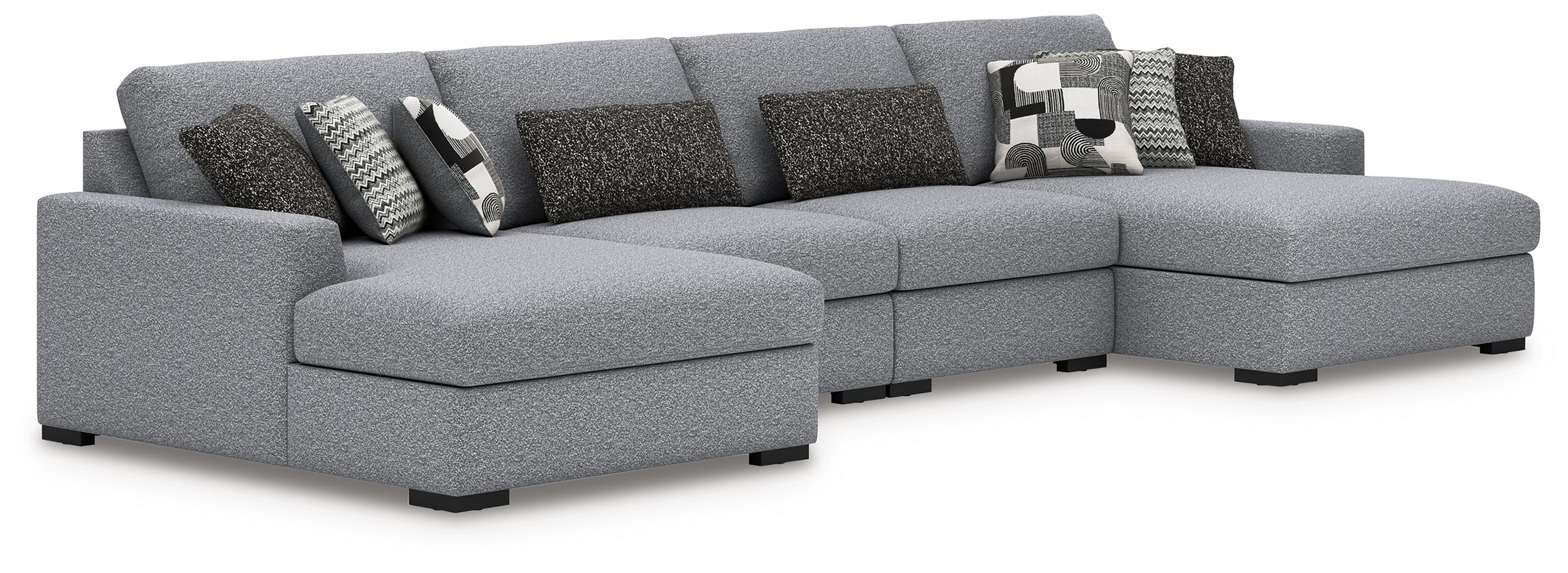 4 Pc · Sectional With Double Chaise