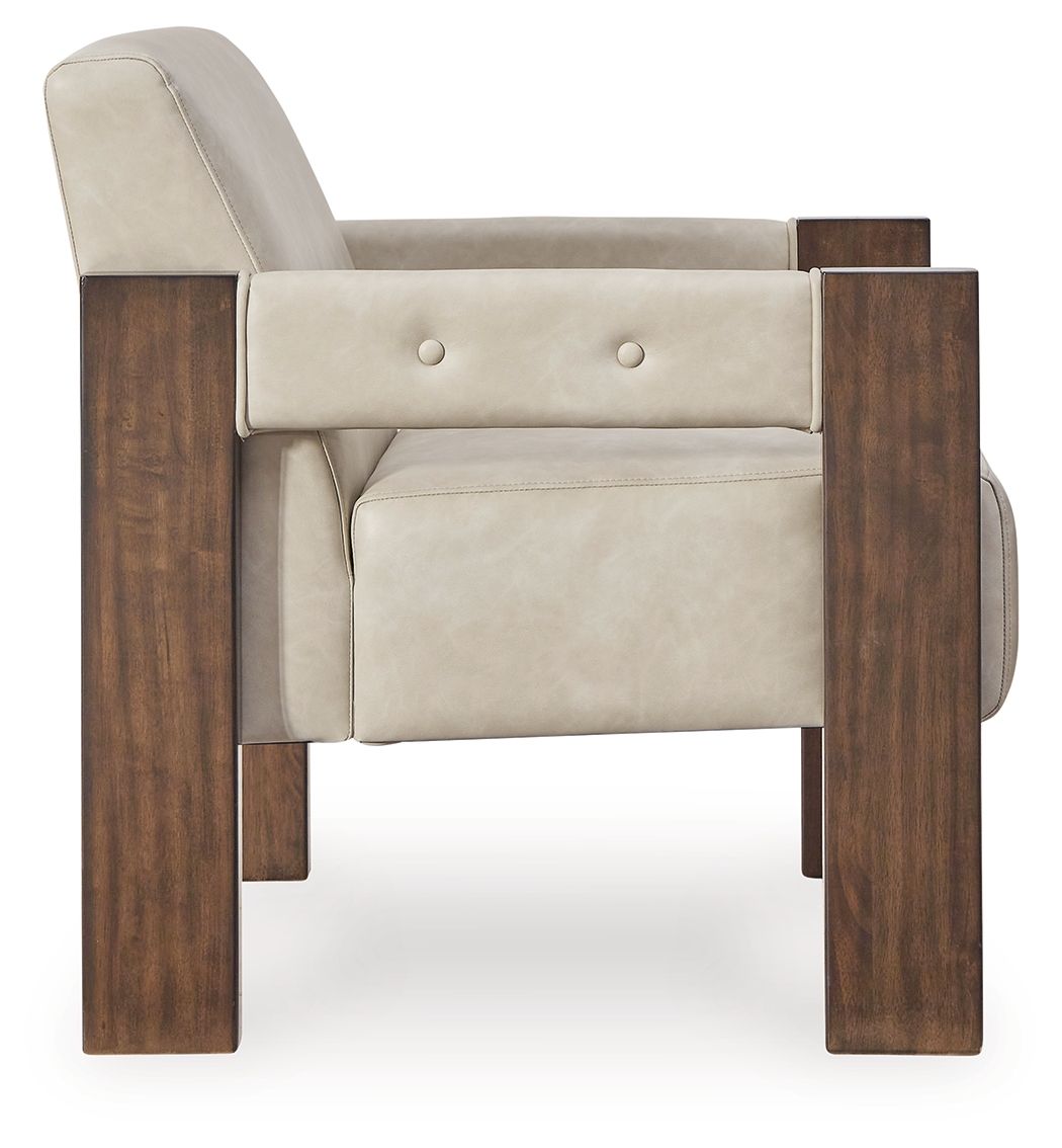 Ashley Furniture Adlanlock - Accent Chair - Bone - Image 4