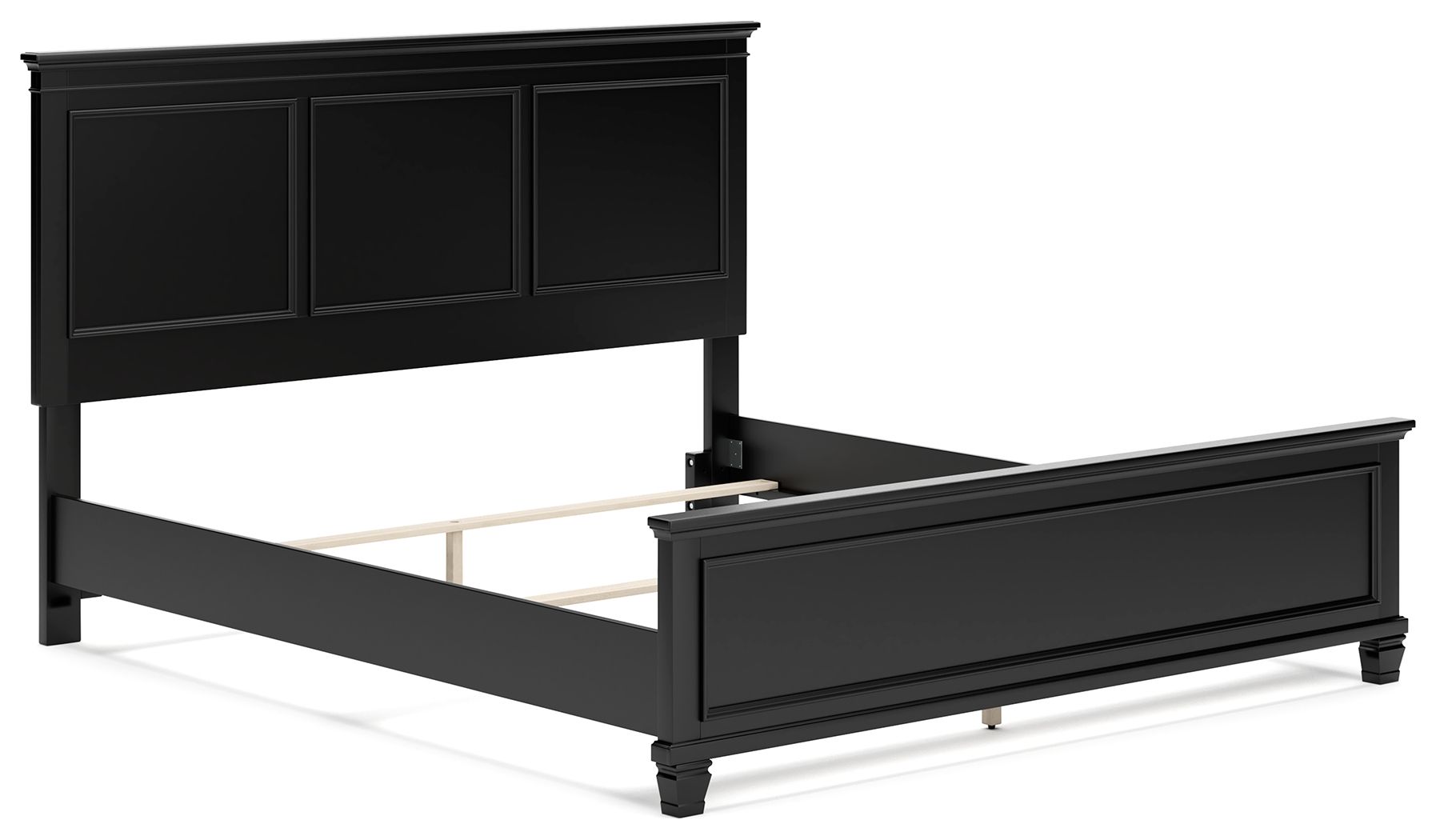 Lanolee - California King Panel Bed - Black