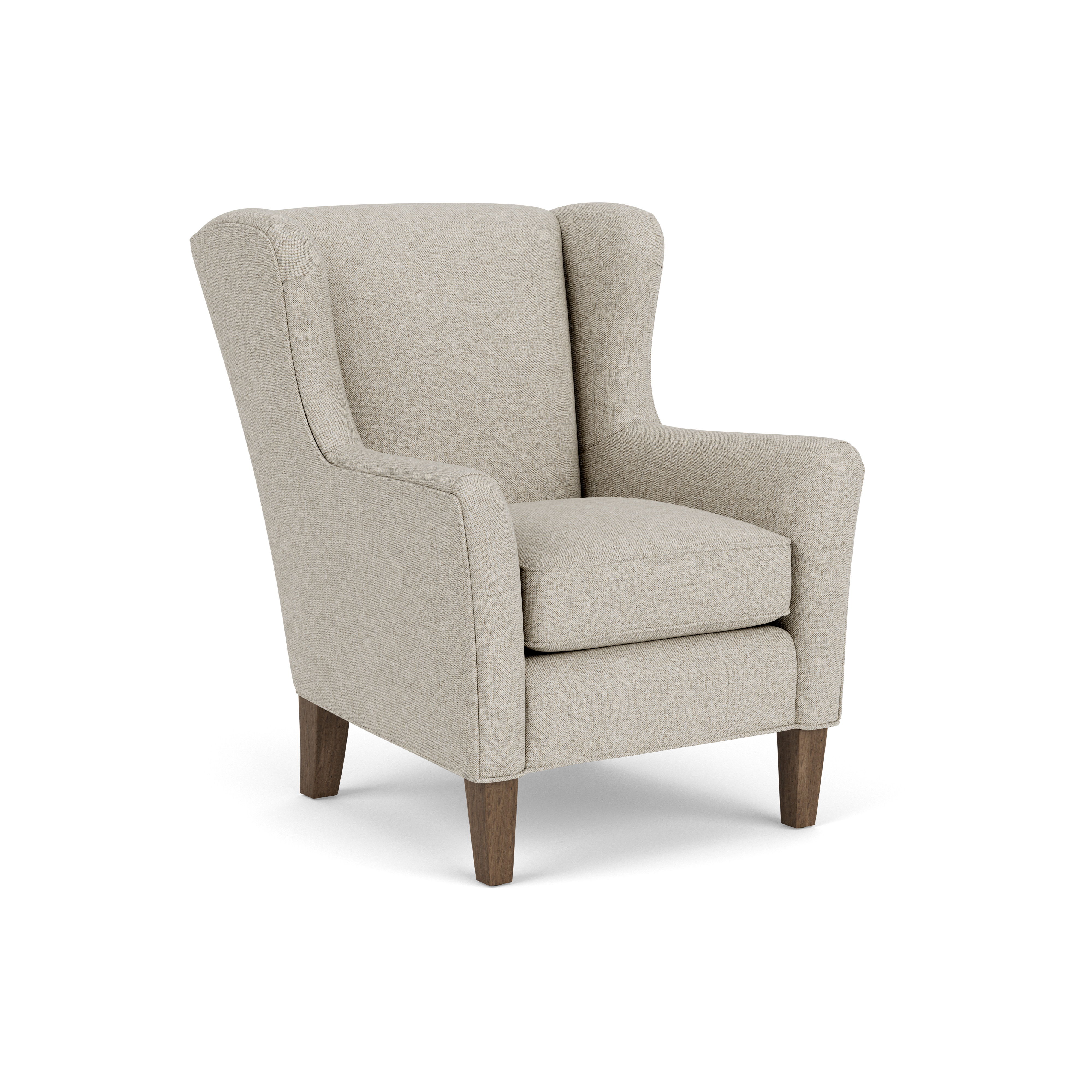 Ace - Fabric Chair, dark brown, view 3