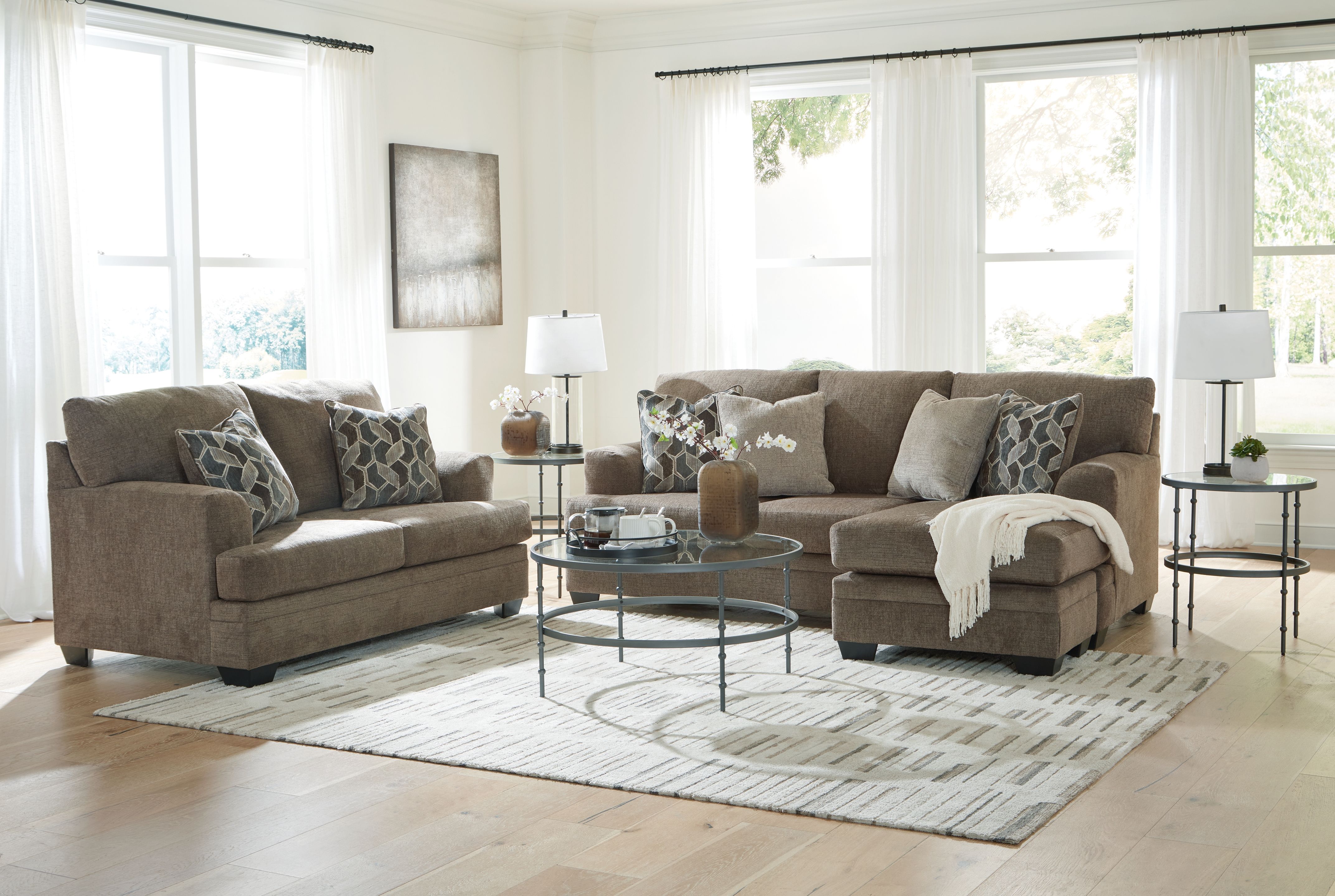 2 Pc · Sofa Chaise, Loveseat