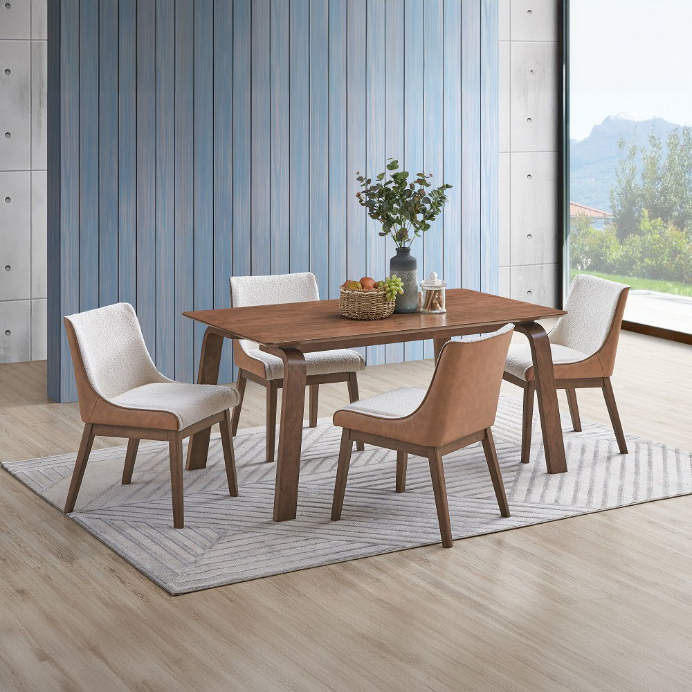 Ginny - Dining Table - Walnut, dark brown, view 5