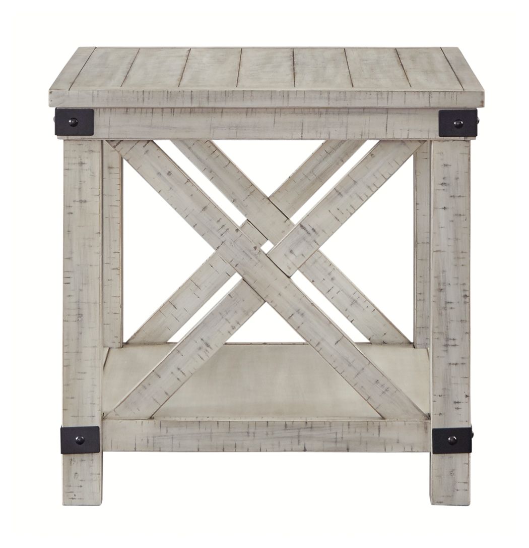 Ashley Furniture Carynhurst - Rectangular End Table - Whitewash - Image 5