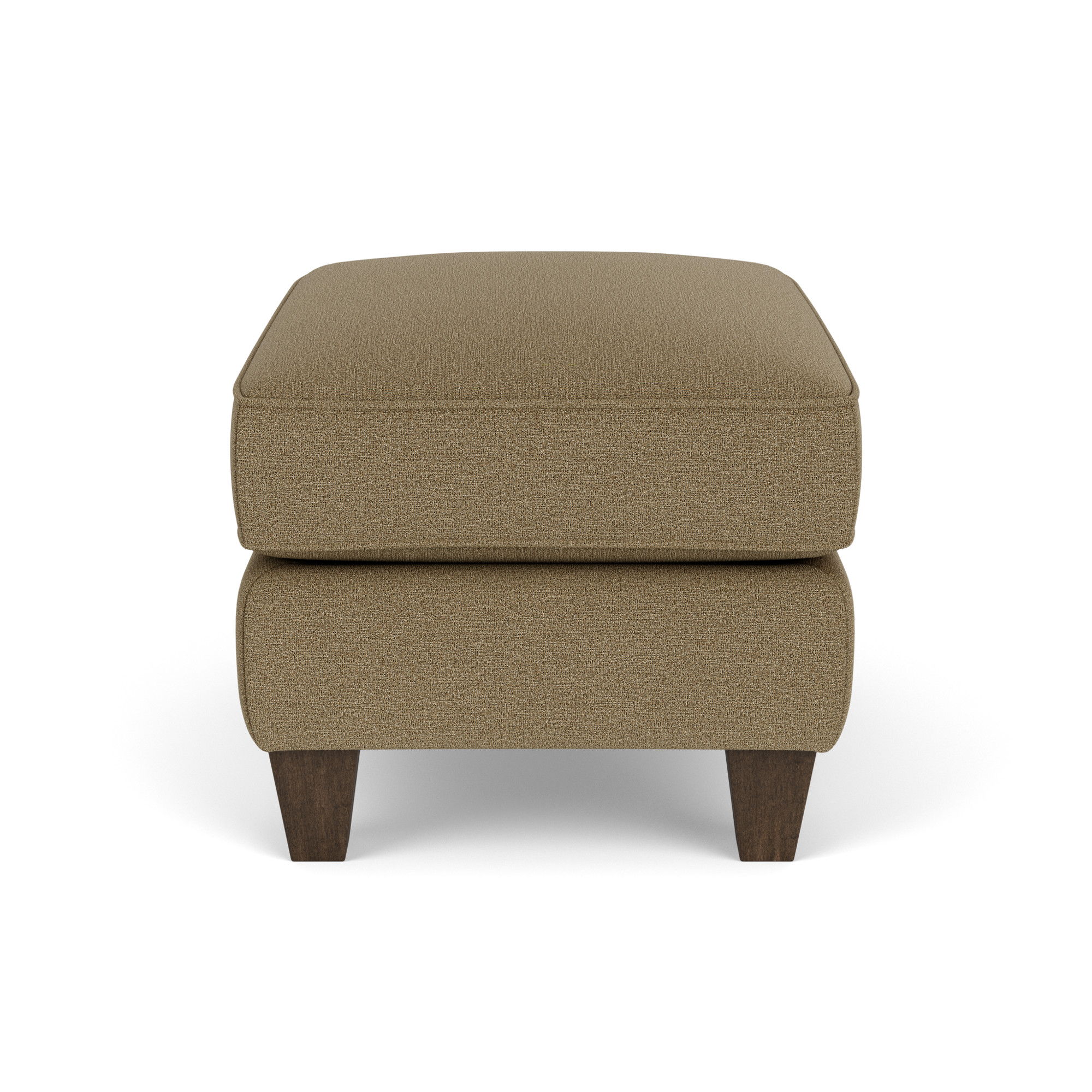 Libby - Fabric Ottoman, light brown, view 7