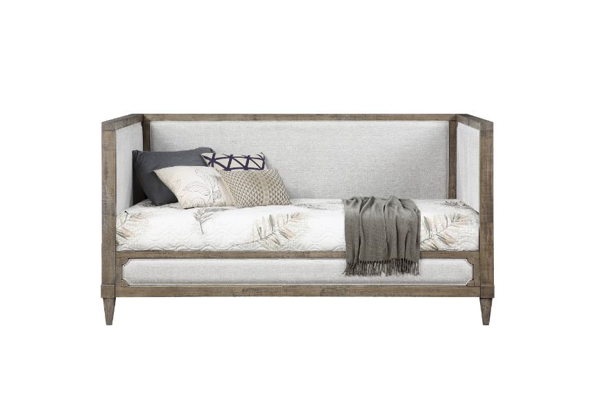 Artesia - Twin Daybed - Tan Fabric & Salvaged Natural, beige, view 2
