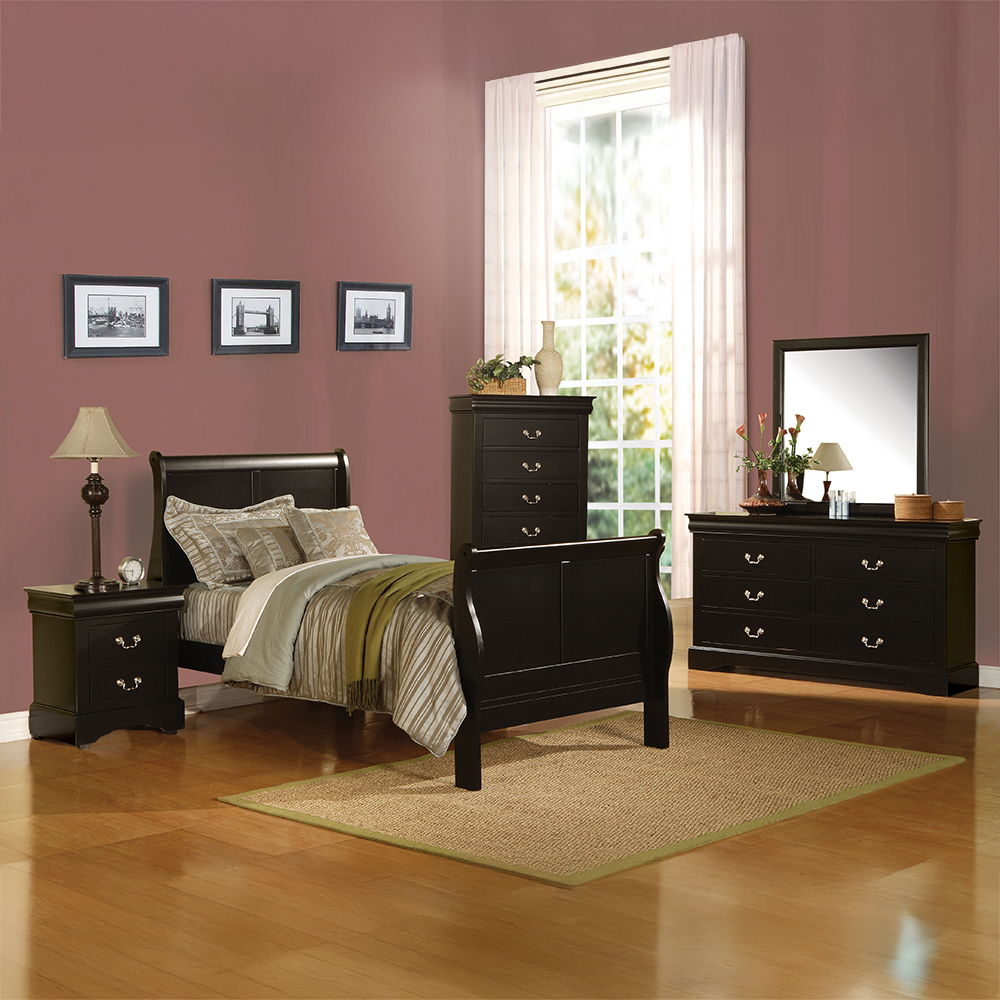 Louis Philippe III - Dresser - Black, black, view 5
