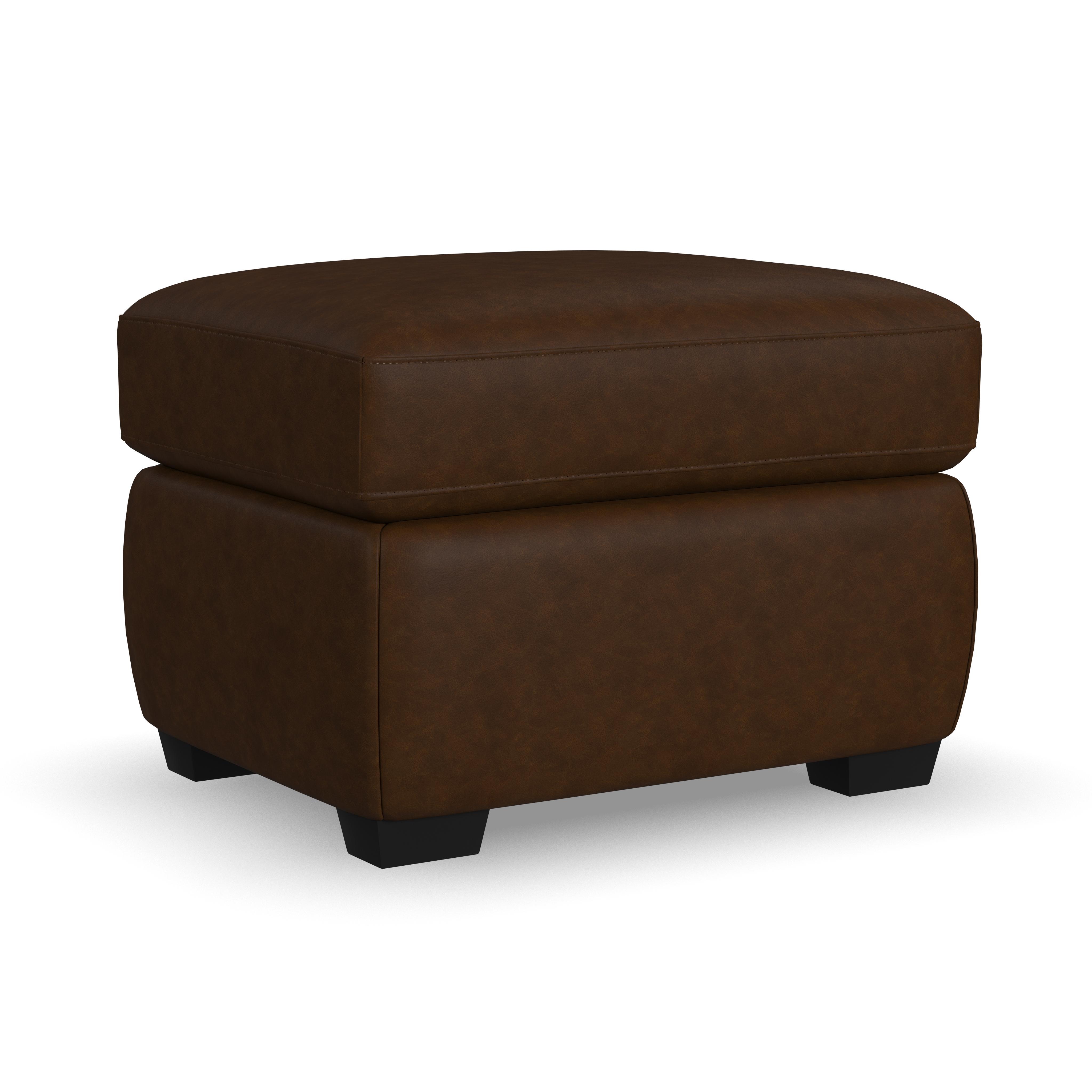 Hudson - Ottoman For Living Room - Dark Brown, dark brown