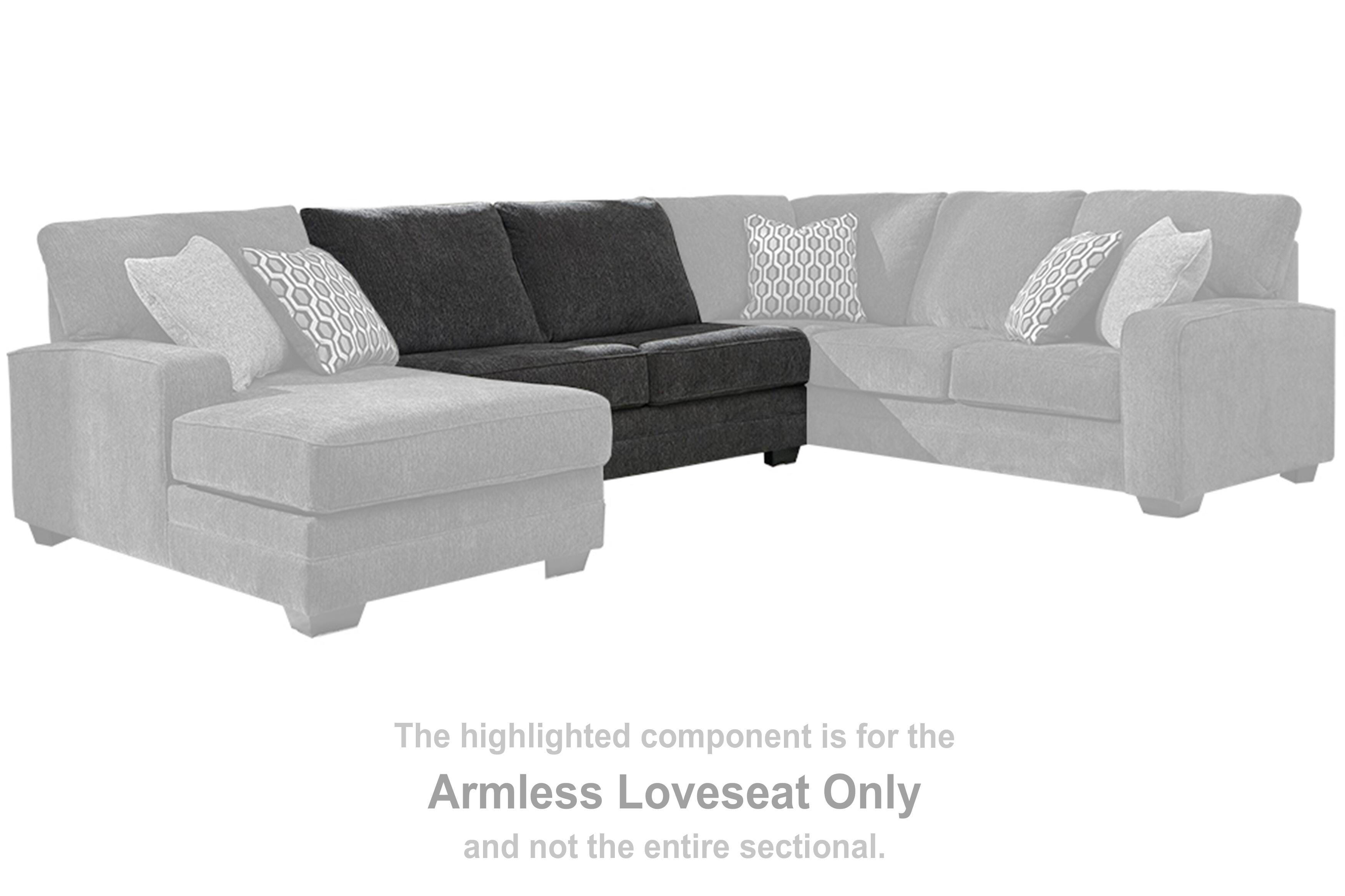 Armless Loveseat