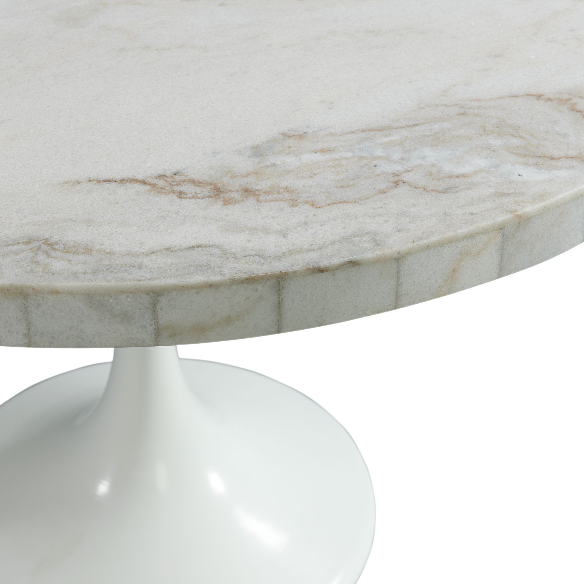 Celeste - 48" Round Dining Table - White