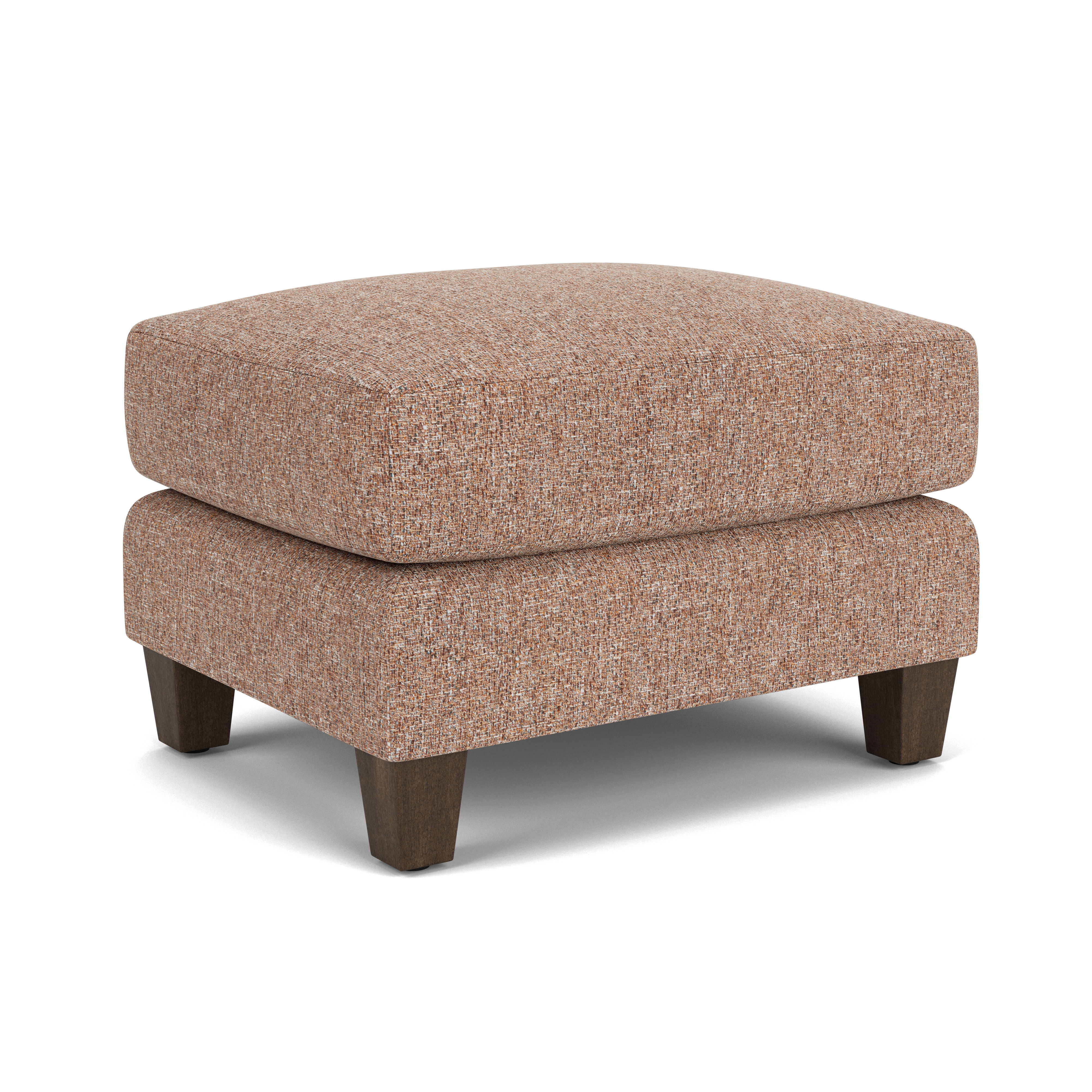 Drew - Fabric Ottoman, beige