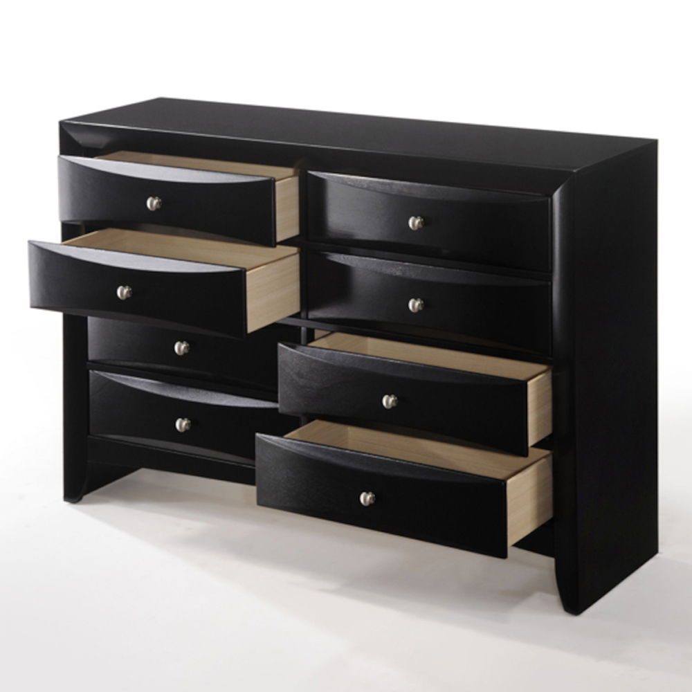 Ireland - 59" Dresser - Black, black, view 4
