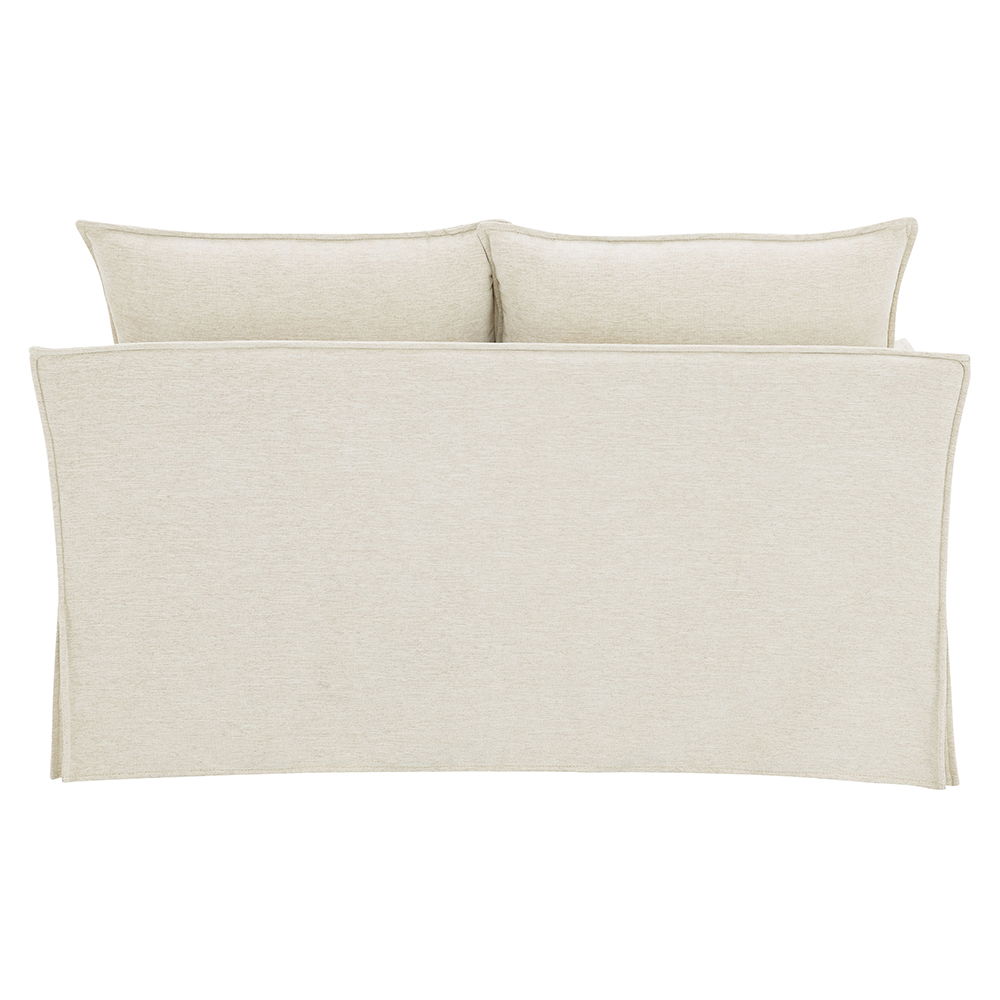 Shane - Loveseat With 2 Pillows - Beige Linen, beige, view 4