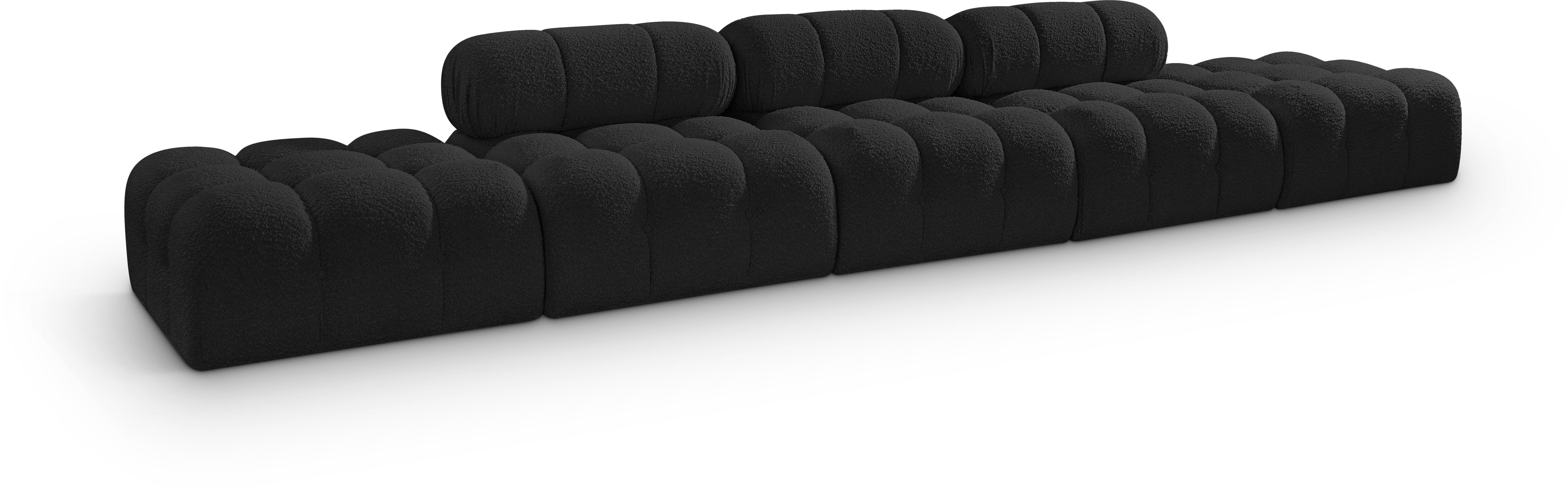 5 Pc · Boucle Fabric 170" Upholstered Modular Sofa