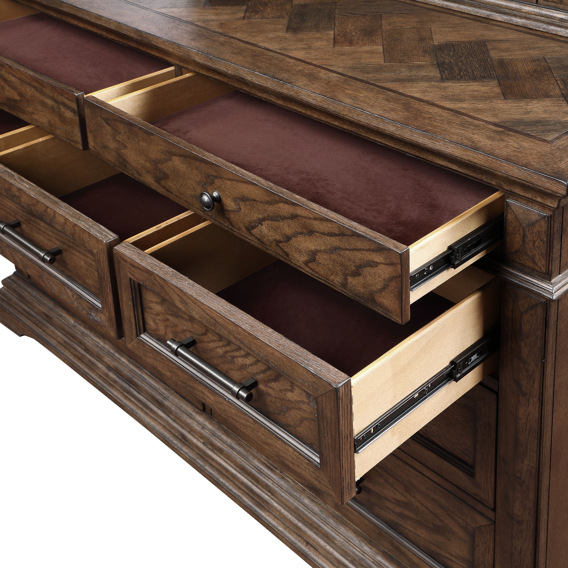 Mar Vista - Mirror - Walnut, dark brown, view 7