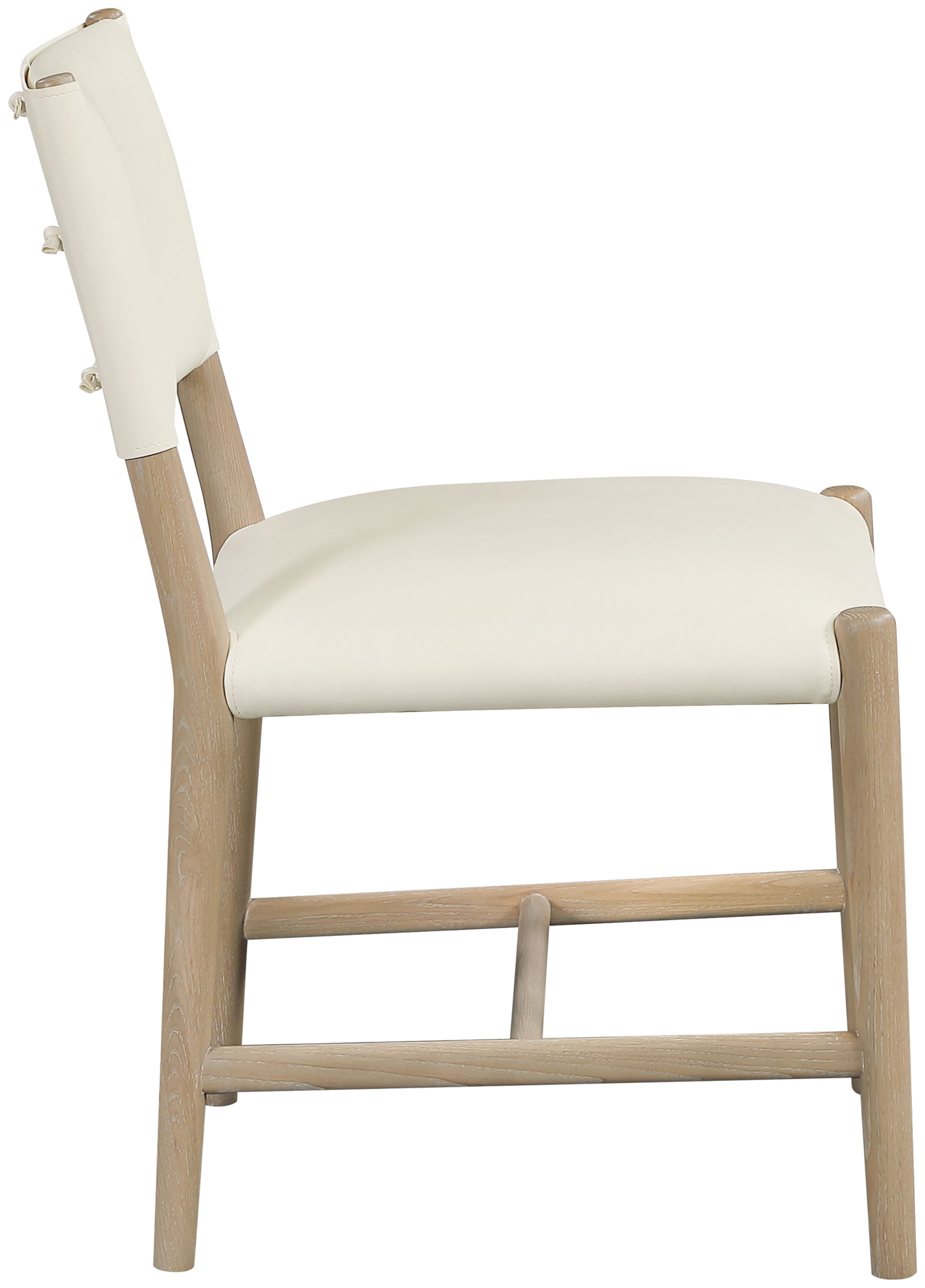 Andie - Vegan Leather Upholstered Dining Chair (Set of 2) - Cream