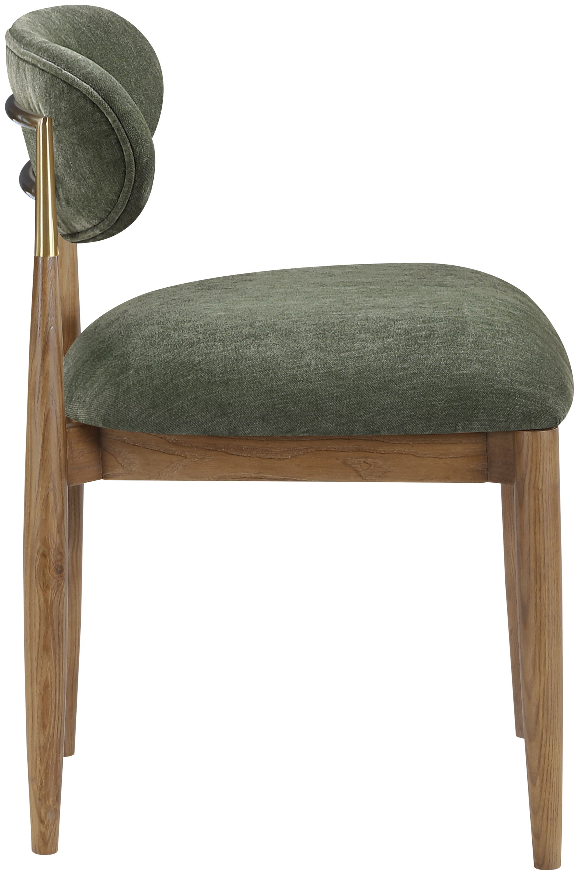 Riccio - Performance Fabric Upholstered Dining Side Chair (Set of 2) - Olive