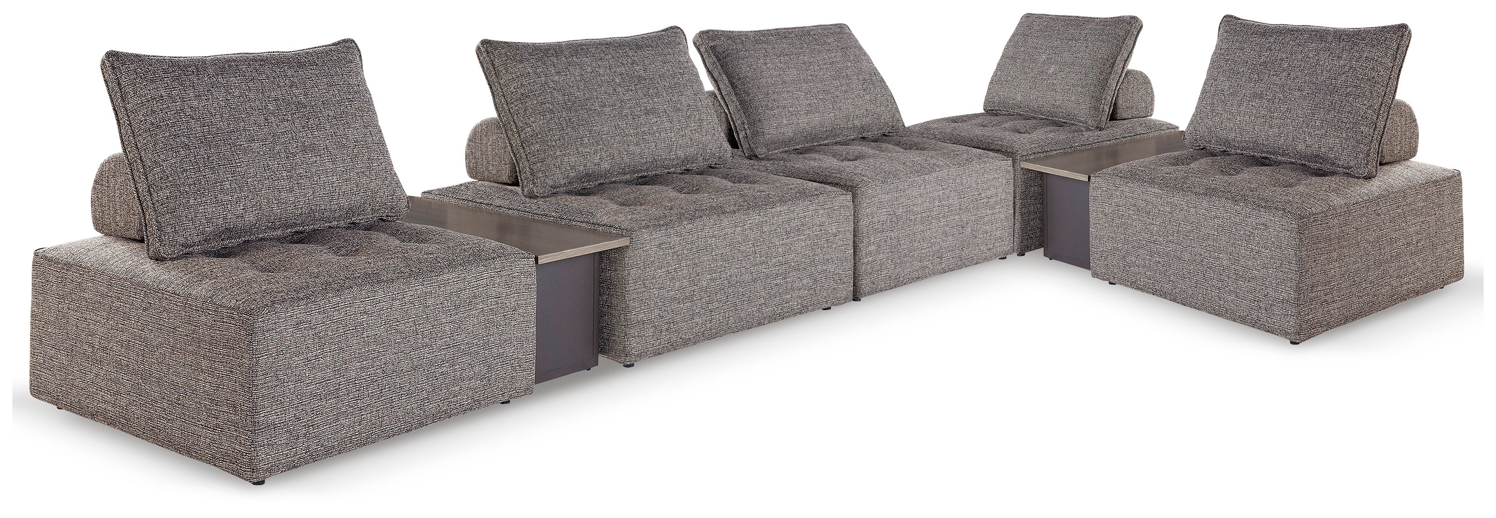 7 Pc · Outdoor Modular Seating With 2 End Tables
