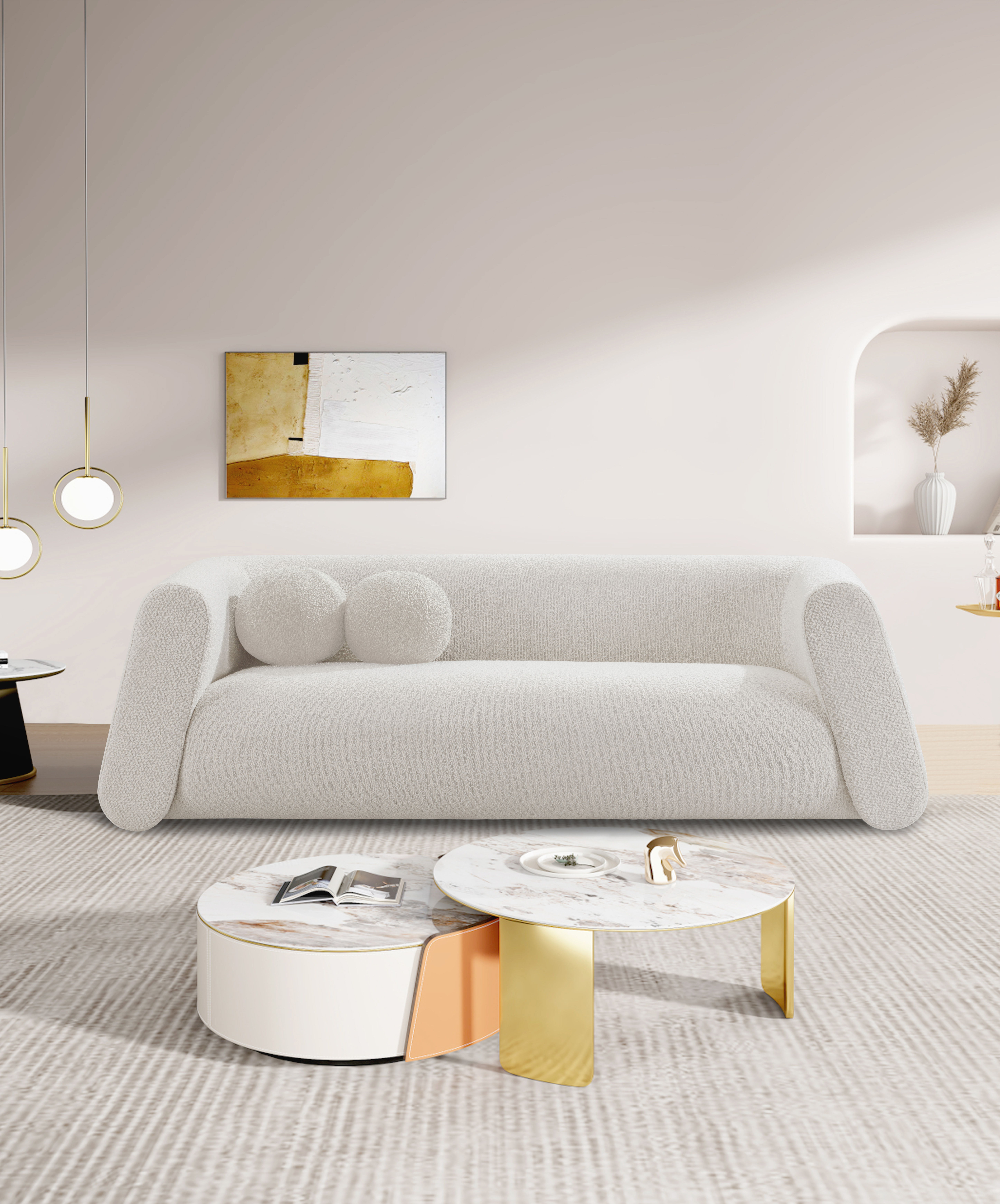 Abbington - Sofa - Cream