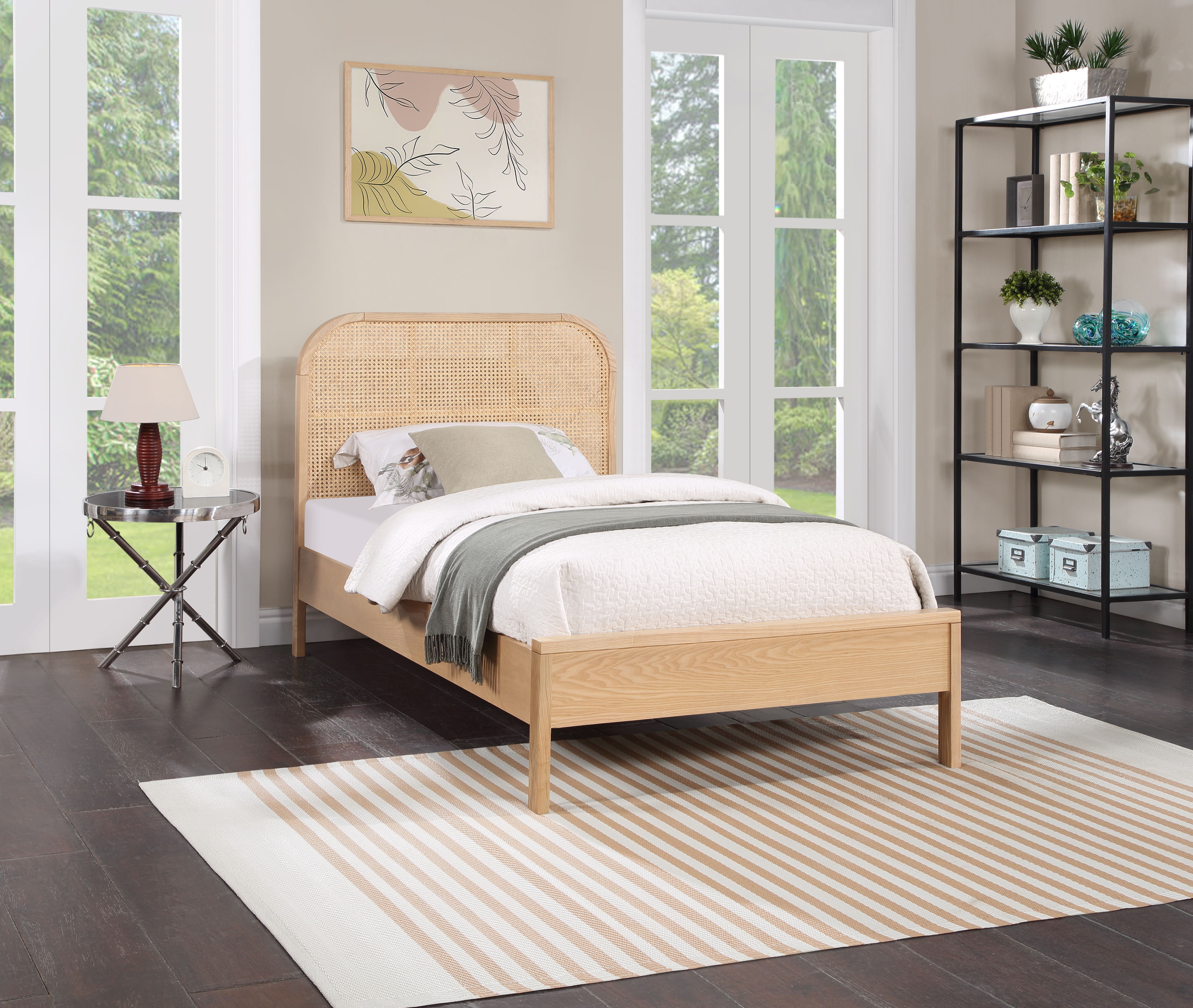 Siena - Twin Bed - Natural