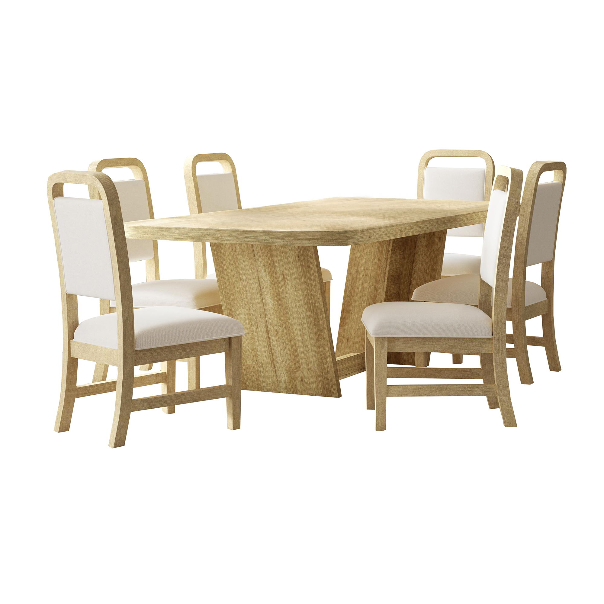 7 Pc · Table And Six Chairs