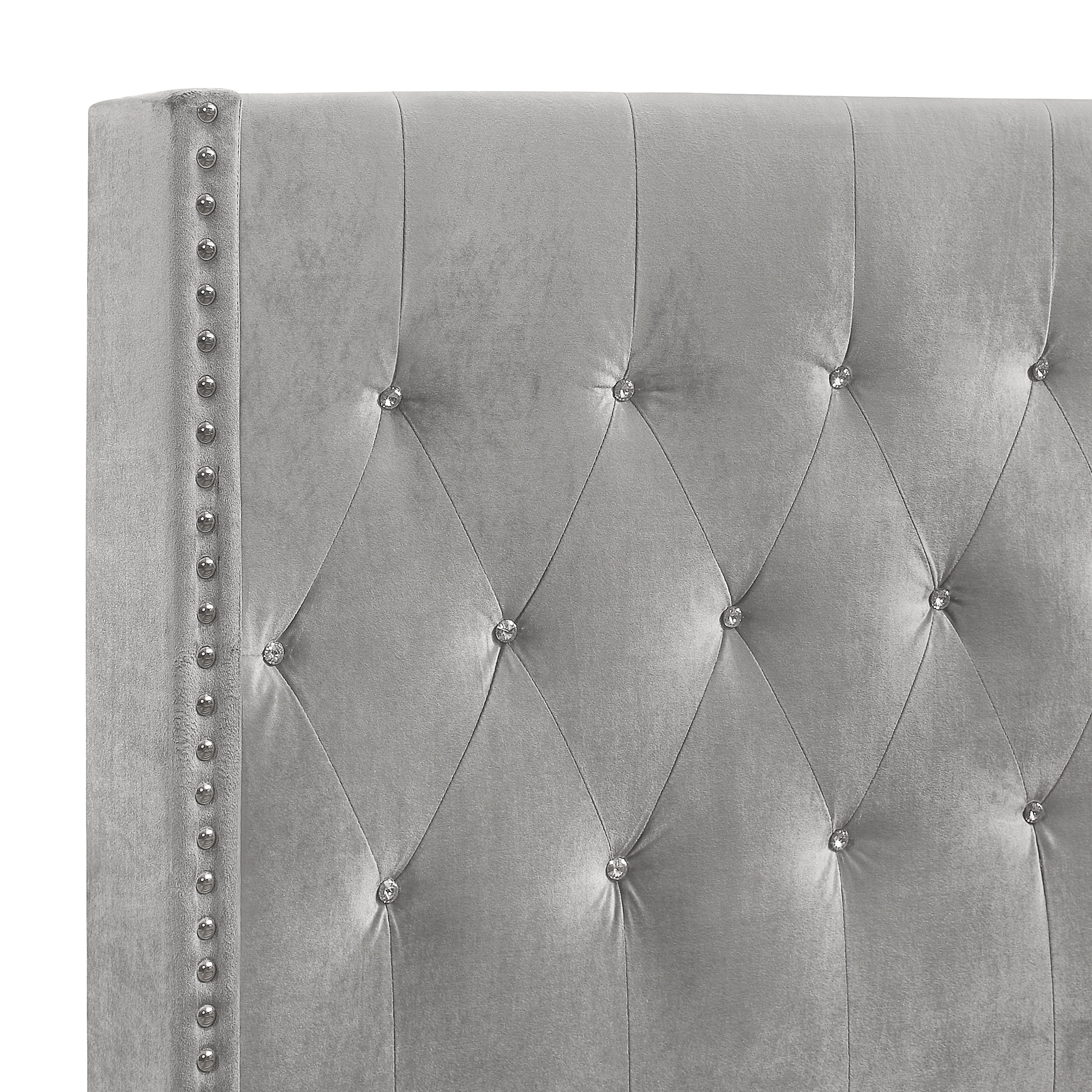 Huxley - 6/6 King Bed - Gray