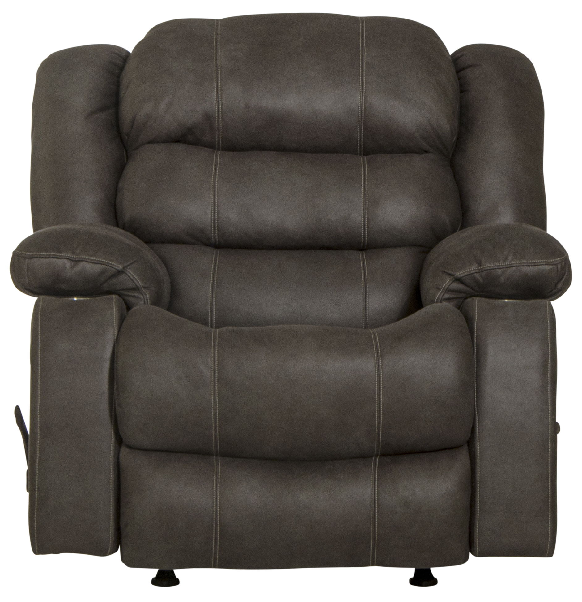 Beckley - Rocker Recliner With Cupholders - Steel Gray