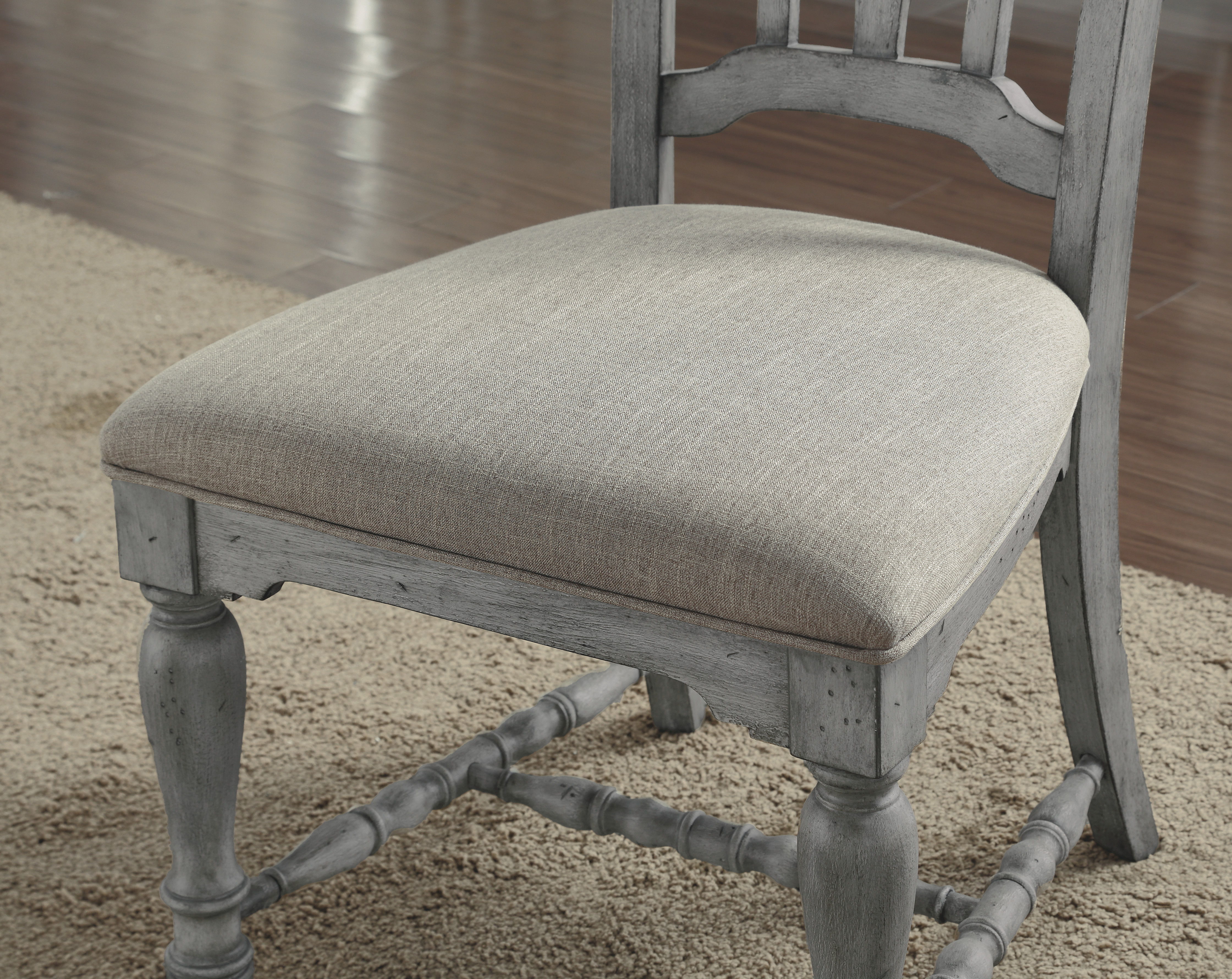 Plymouth - Upholstered Dining Chair (Set of 2) - Gray, gray, view 8