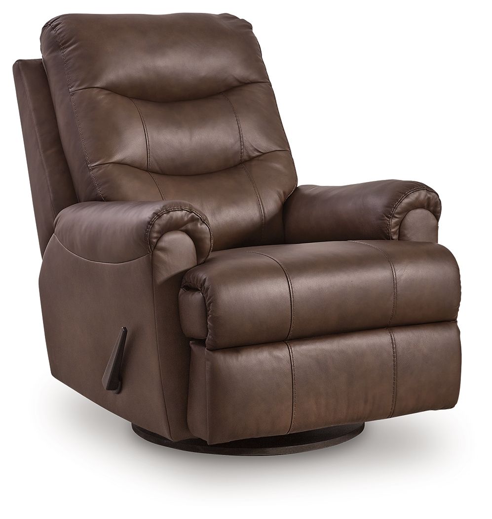 Flynwood - Swivel Glider Recliner - Espresso