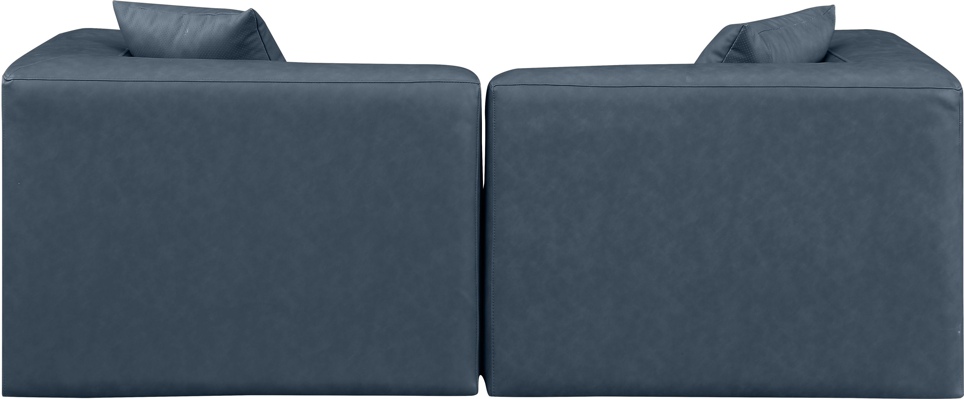 Cube - Modular 2 Piece Sofa - Blue