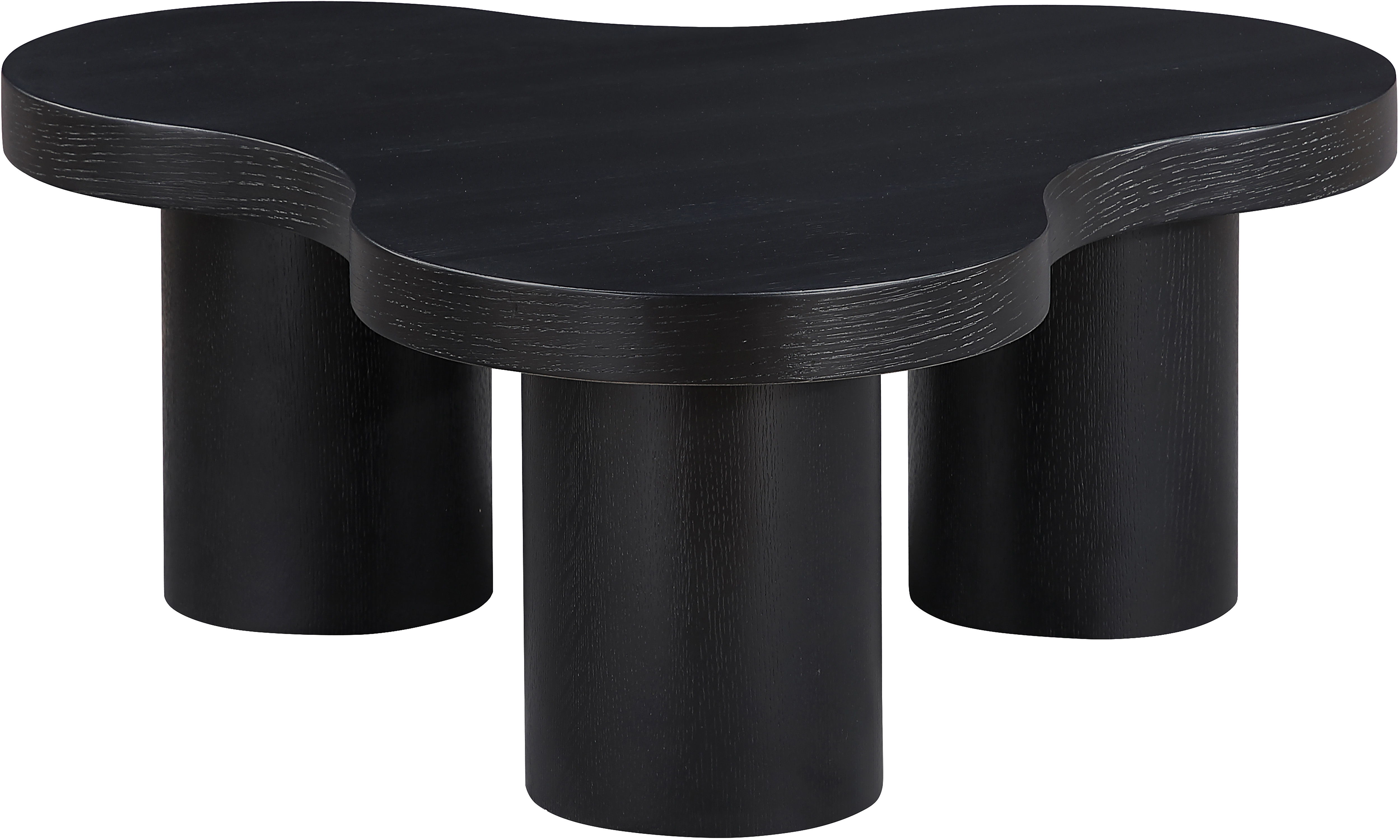 Cove - Oak Veneer And Solid Wood Coffee Table - Black