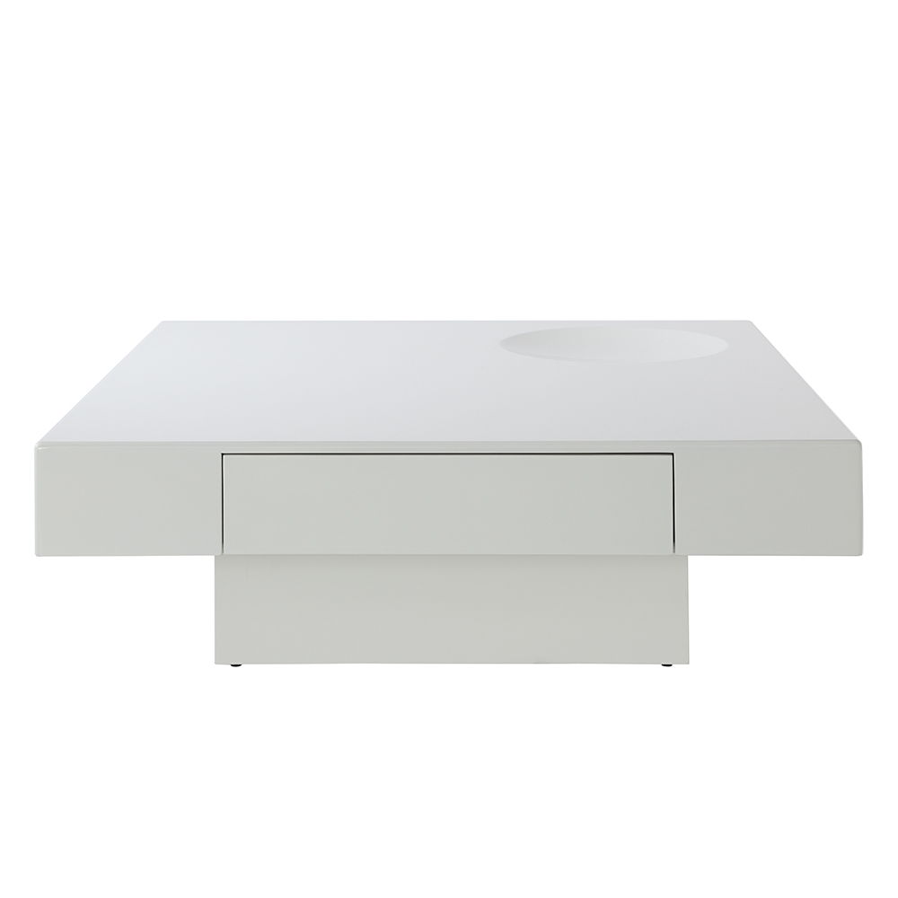 Khaim - Coffee Table - White High Gloss, white, view 7