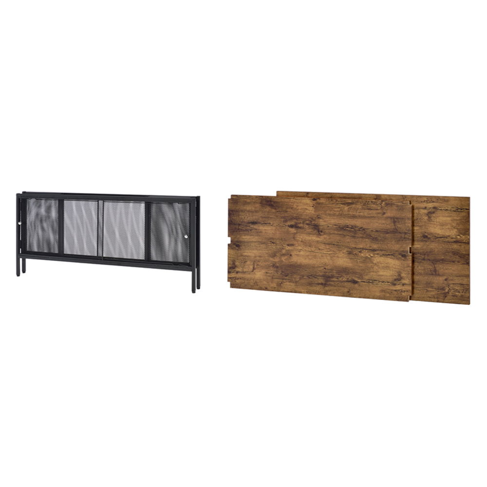 Winam - Coffee Table - Antique Oak & Black, light brown, view 5