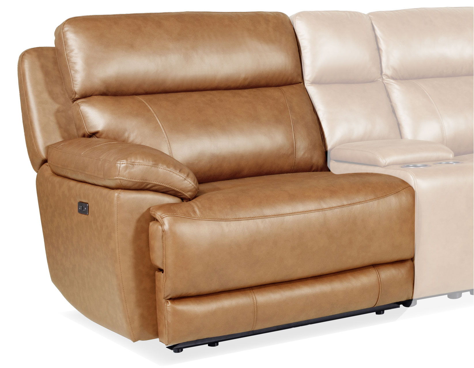 Leather LAF Dual Power Recliner