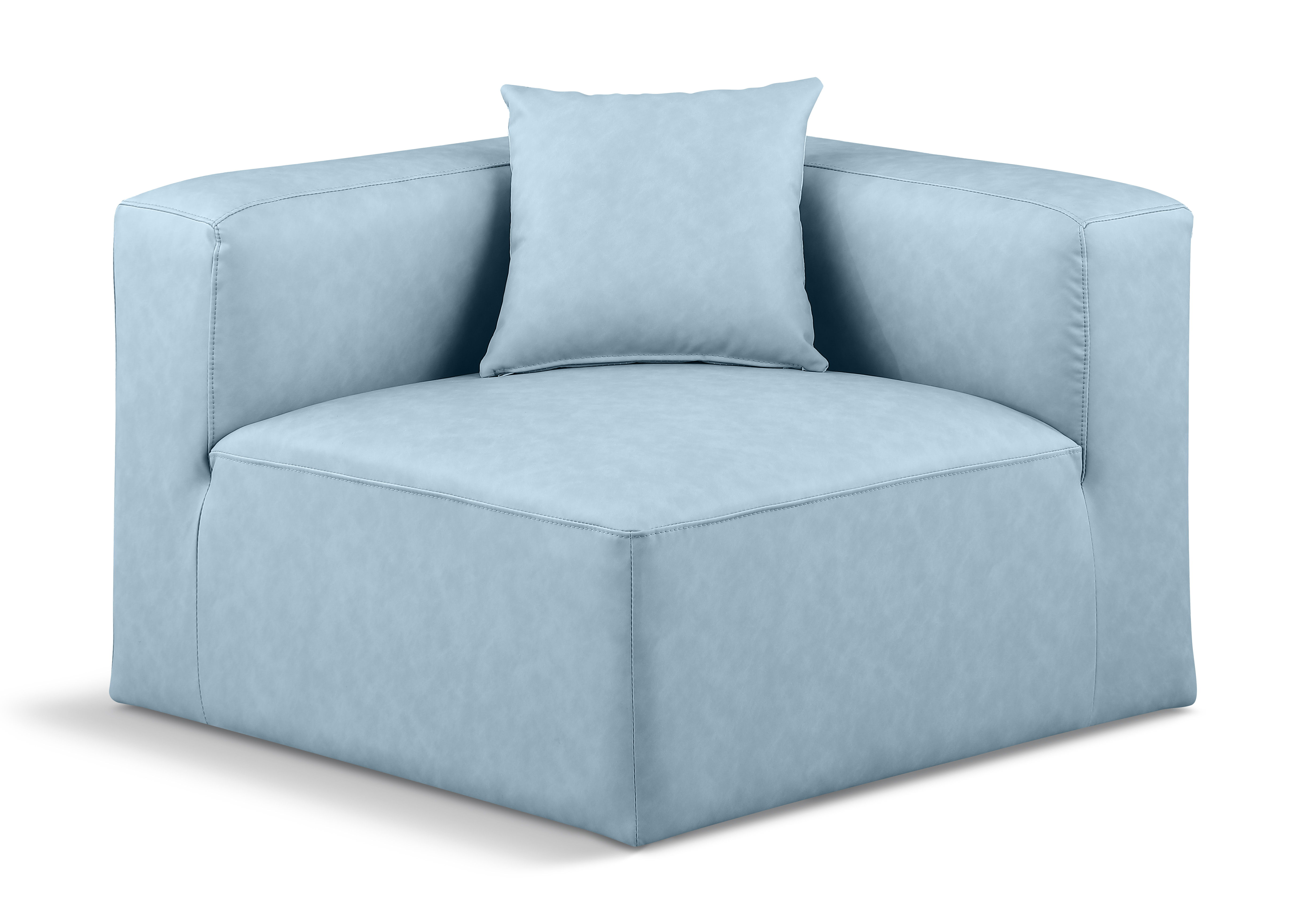 Cube - Corner Chair - Light Blue