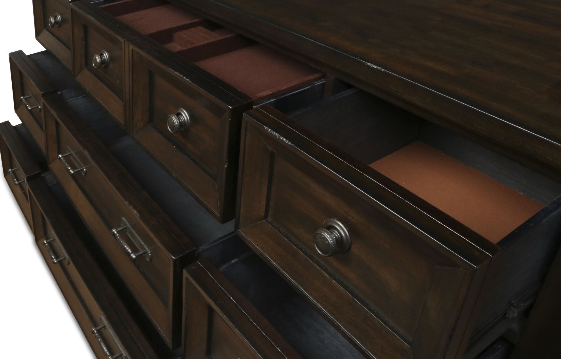 Sevilla - Mirror - Walnut, dark brown, view 7