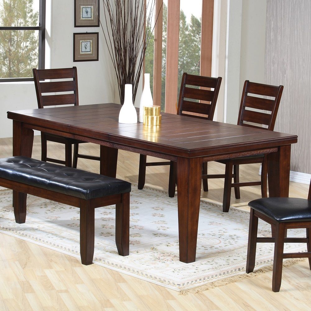 Urbana - 42" Dining Table - Cherry, dark brown