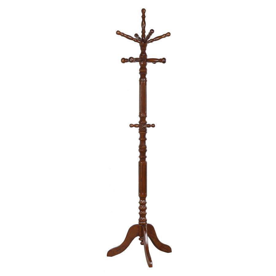 Achelle - Coat Rack With 11 Hooks - Tobacco