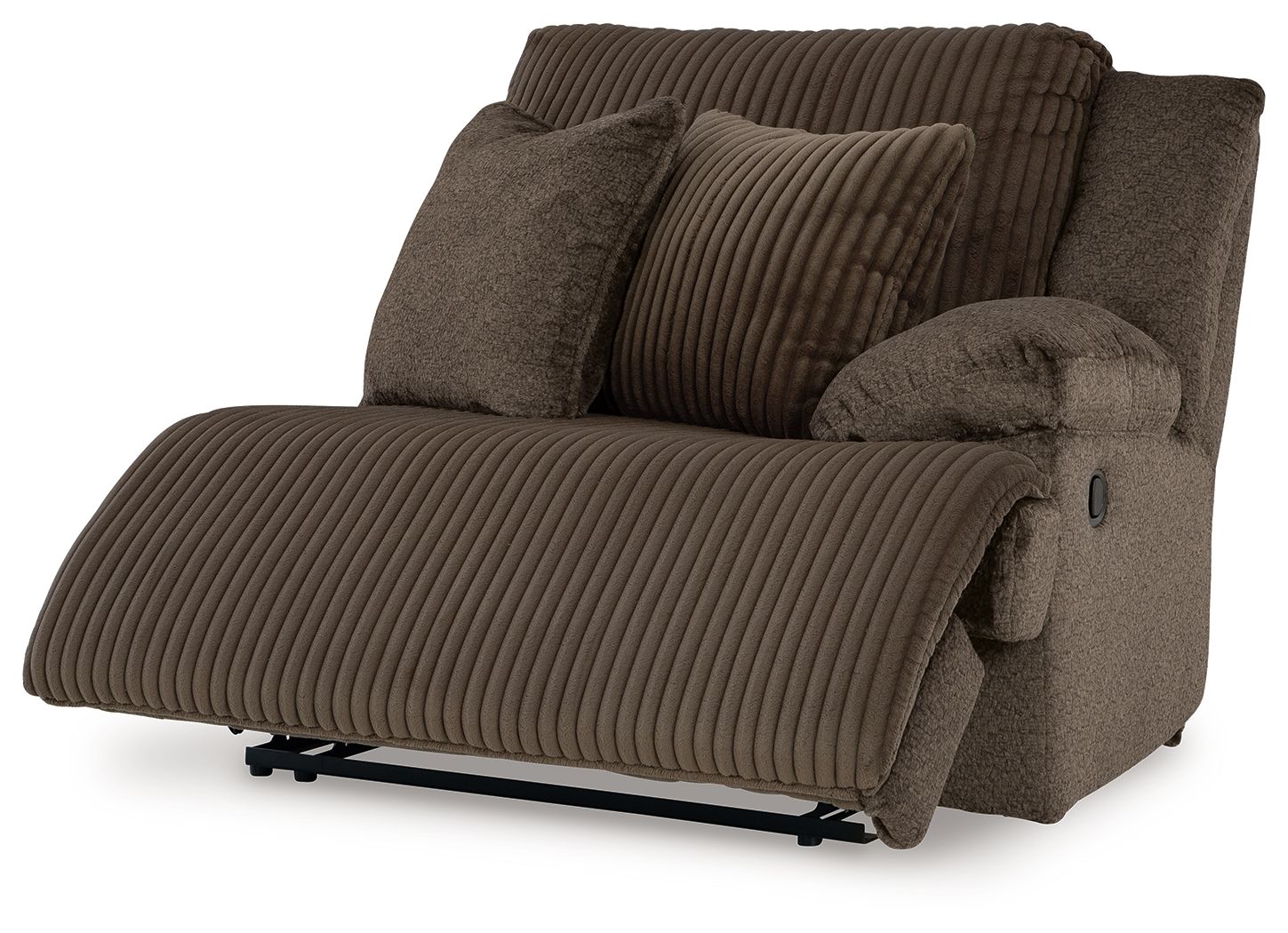 Ashley Furniture Top Tier - 3-Piece Reclining Sectional With Laf Press Back Chaise - Chocolate - Image 12