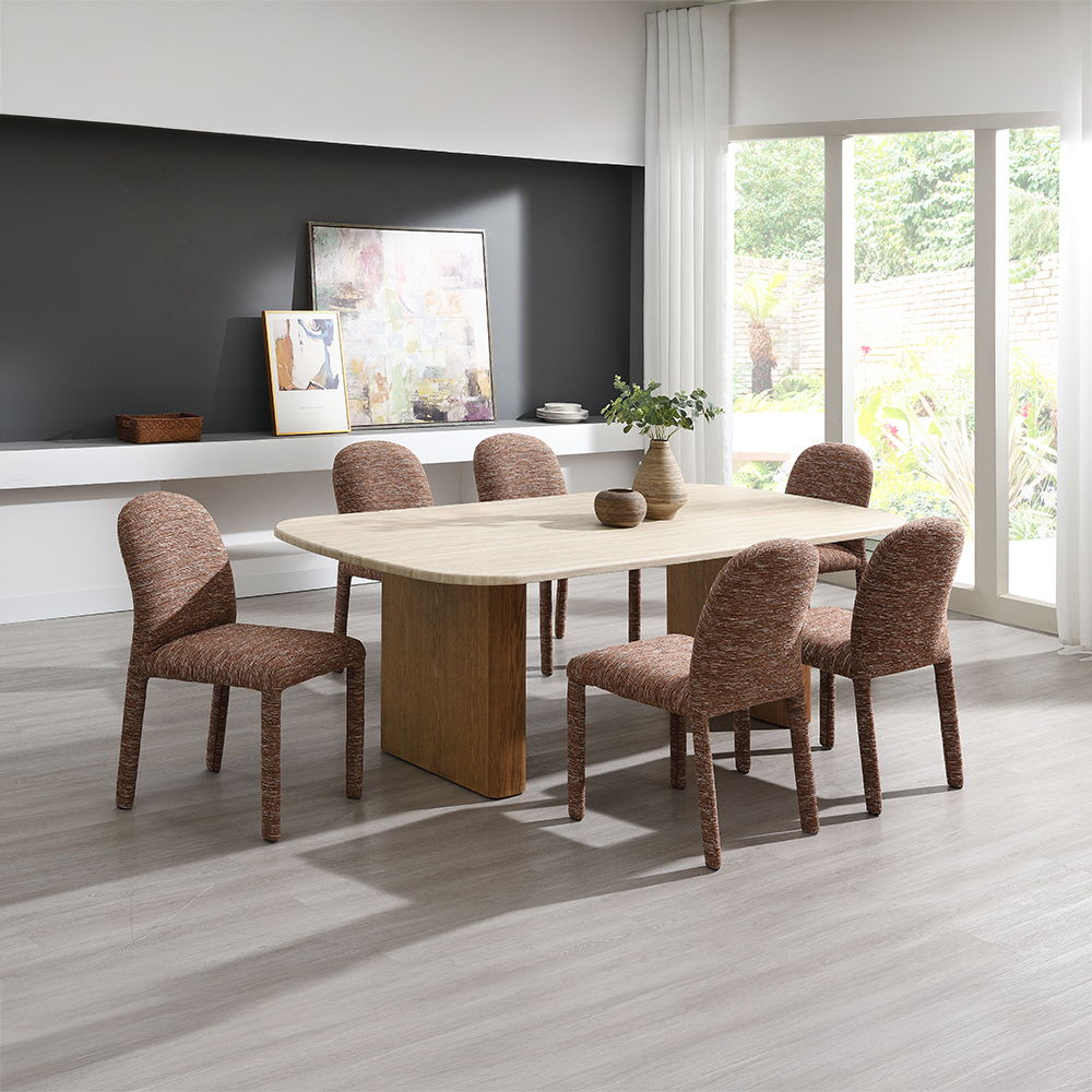 Lidi - Dining Table - Brown / Natural, light brown, view 2