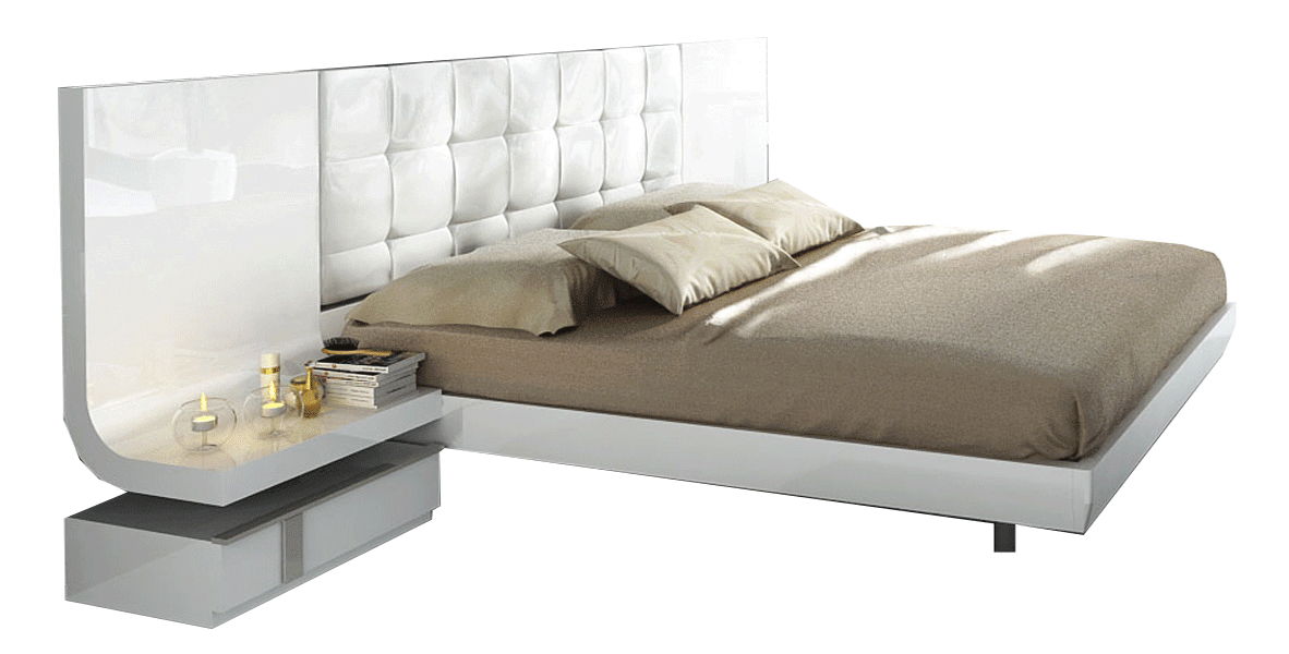 Granada - King Size Bed - White