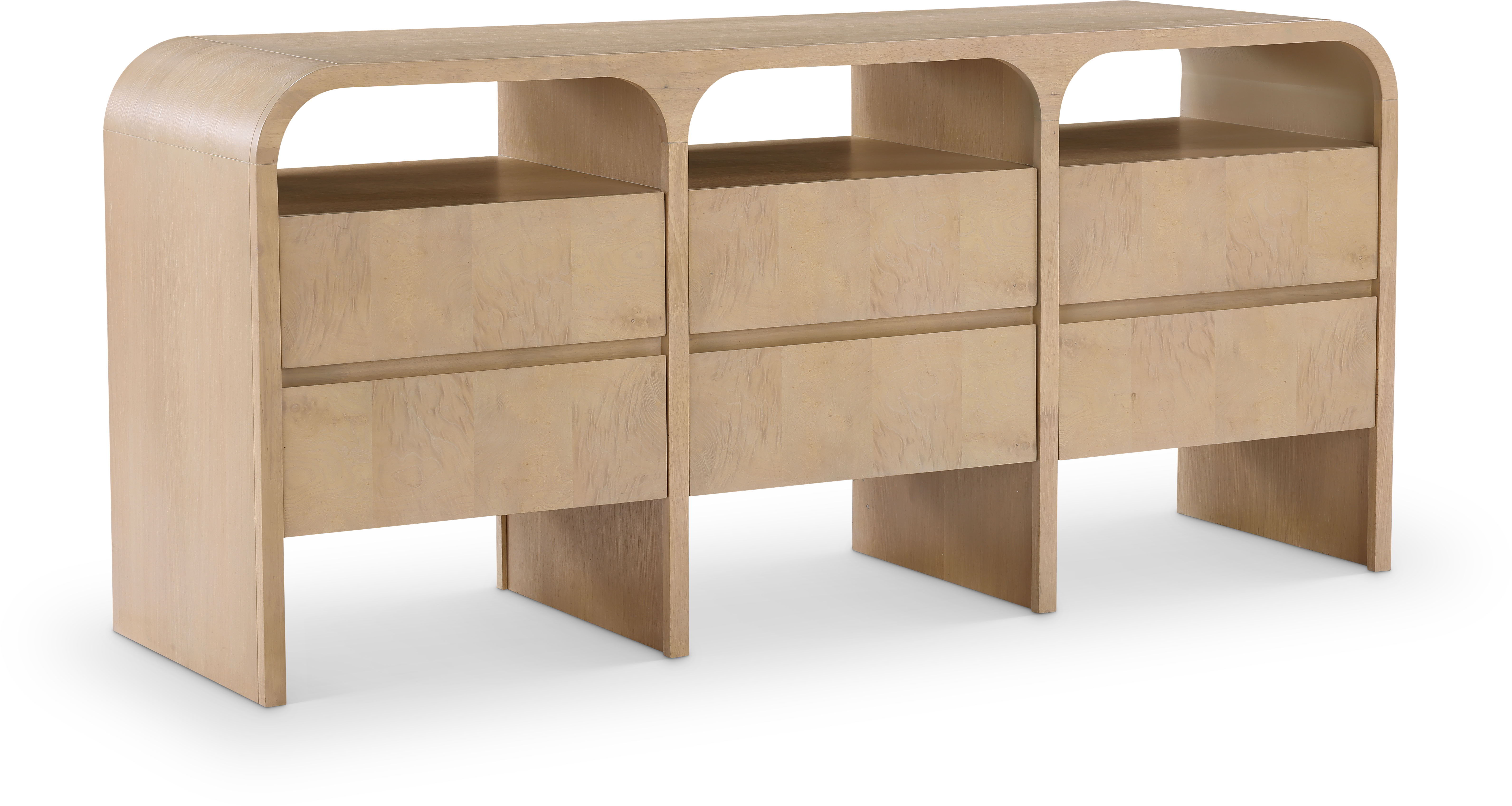 Giada - Solid Wood And Veneer Dresser - Natural