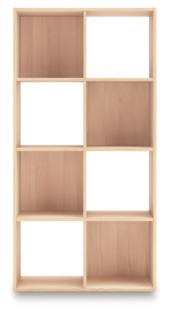 Ashley Furniture Piperton - Eight Cube Organizer - Tan - Image 3