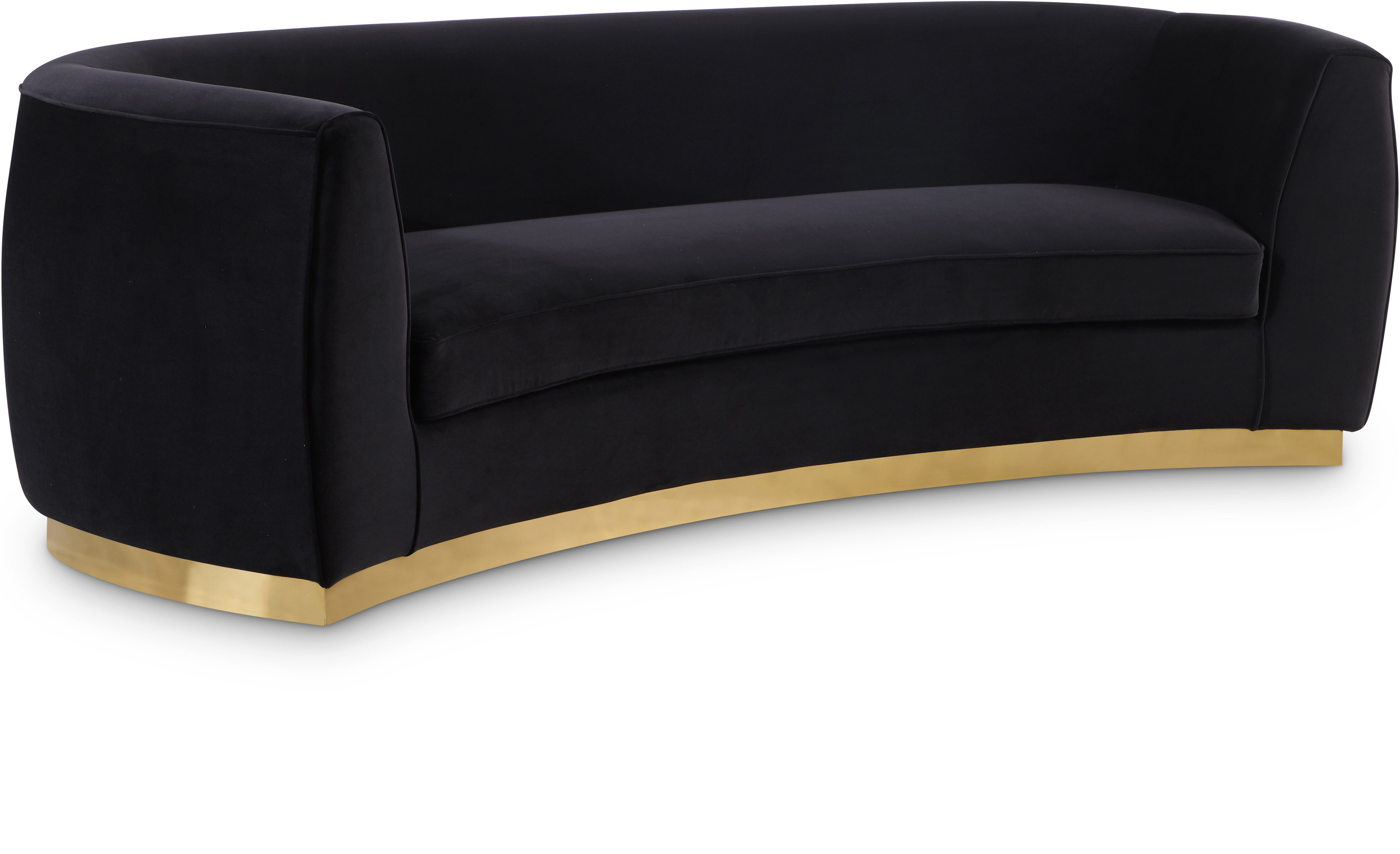 Julian - Sofa - Black - Fabric