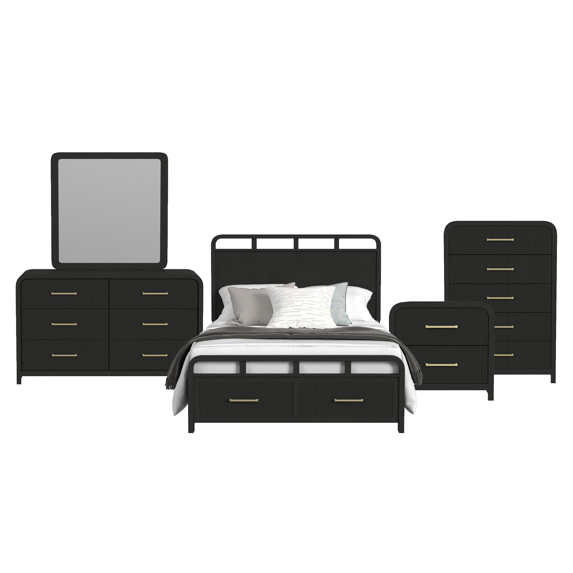Queen · 5 Pc · Bedroom Set