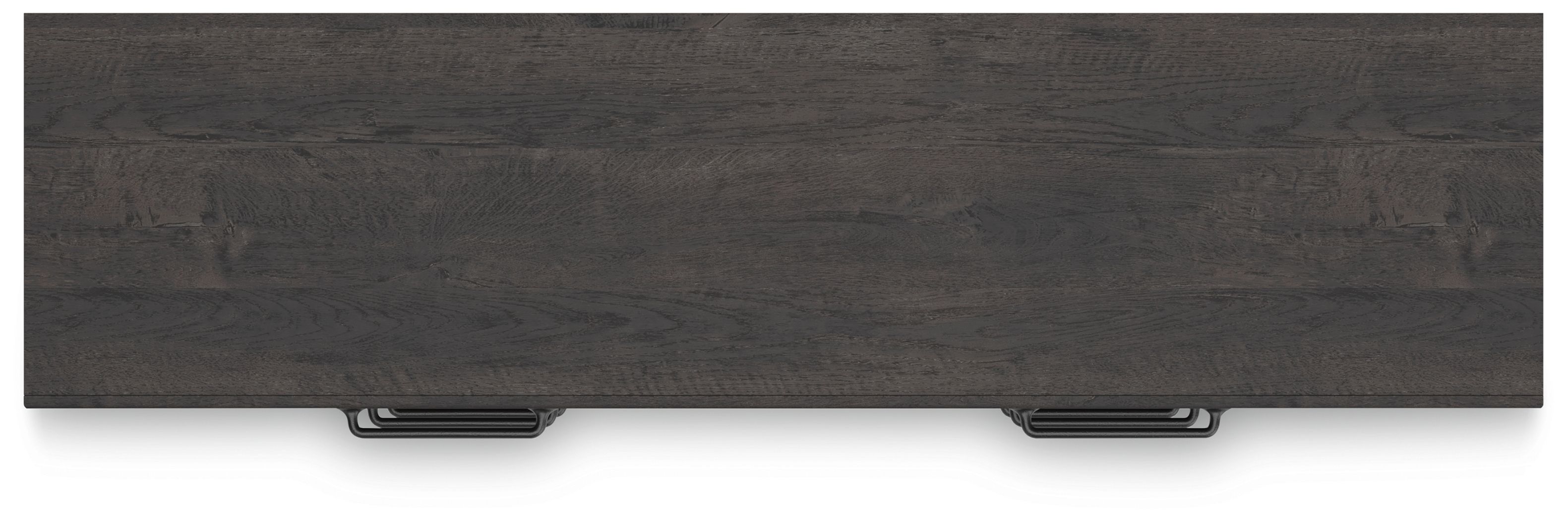 Ashley Furniture Hollivern - Six Drawer Dresser - Dark Gray - Image 9