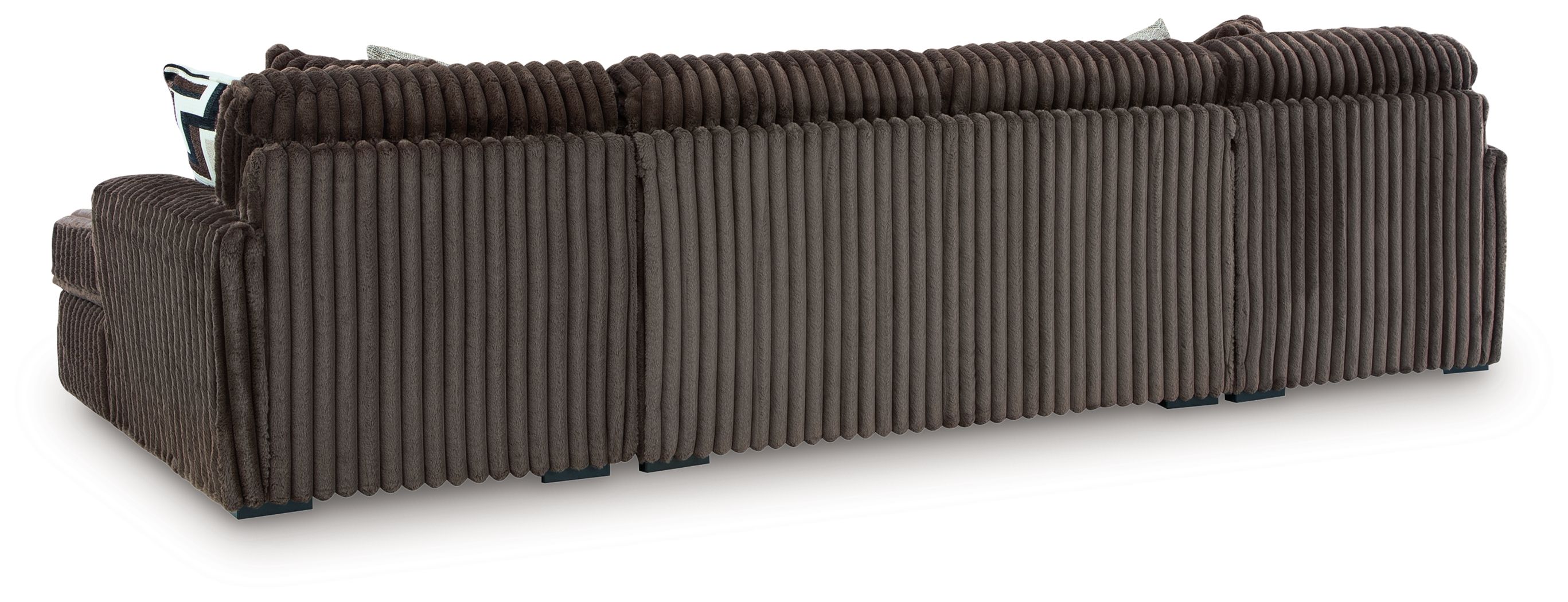 Ashley Furniture Midnight-Madness - 3-Piece Double Chaise Sectional - Chocolate - Image 5
