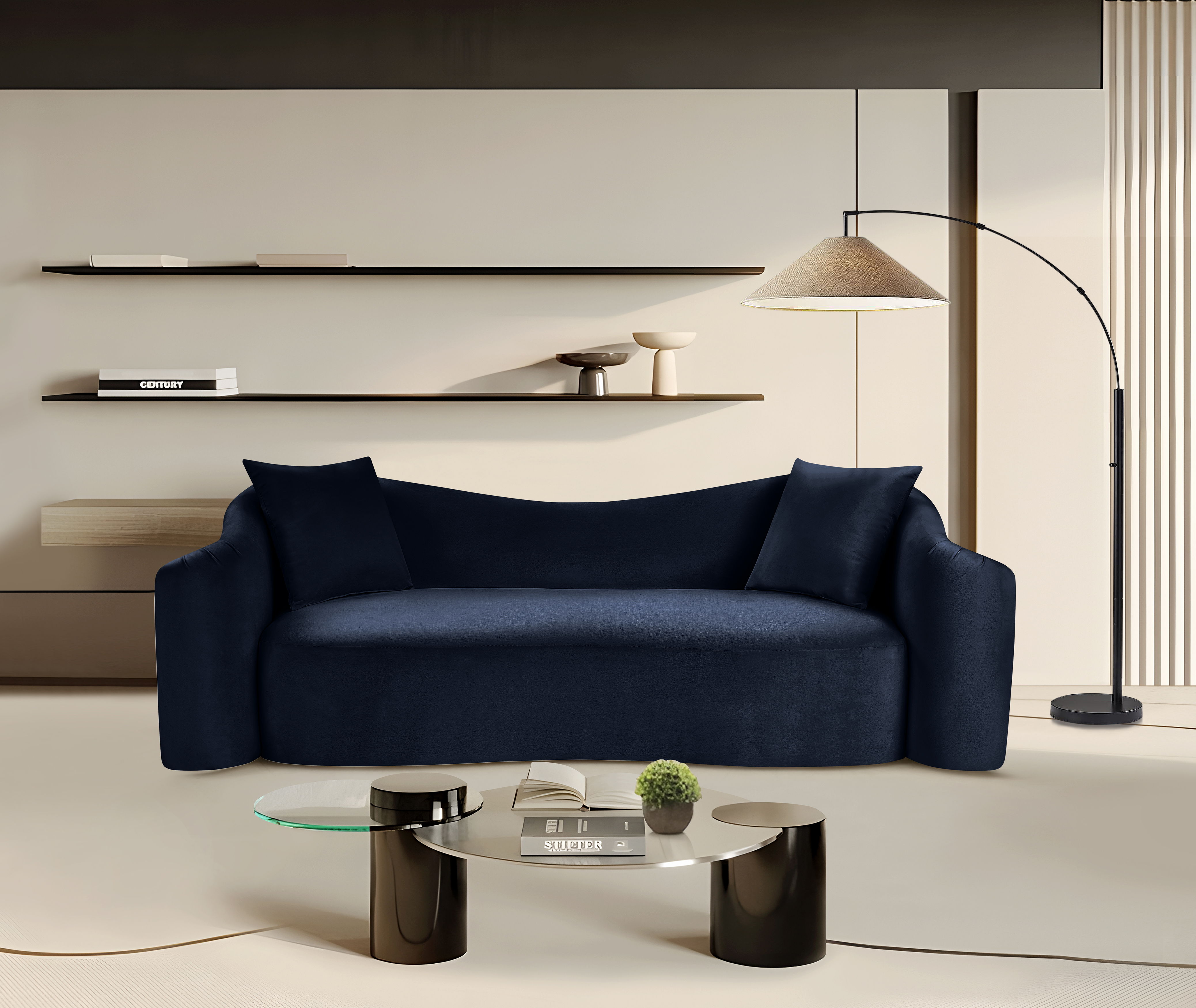 Destin - Sofa - Navy