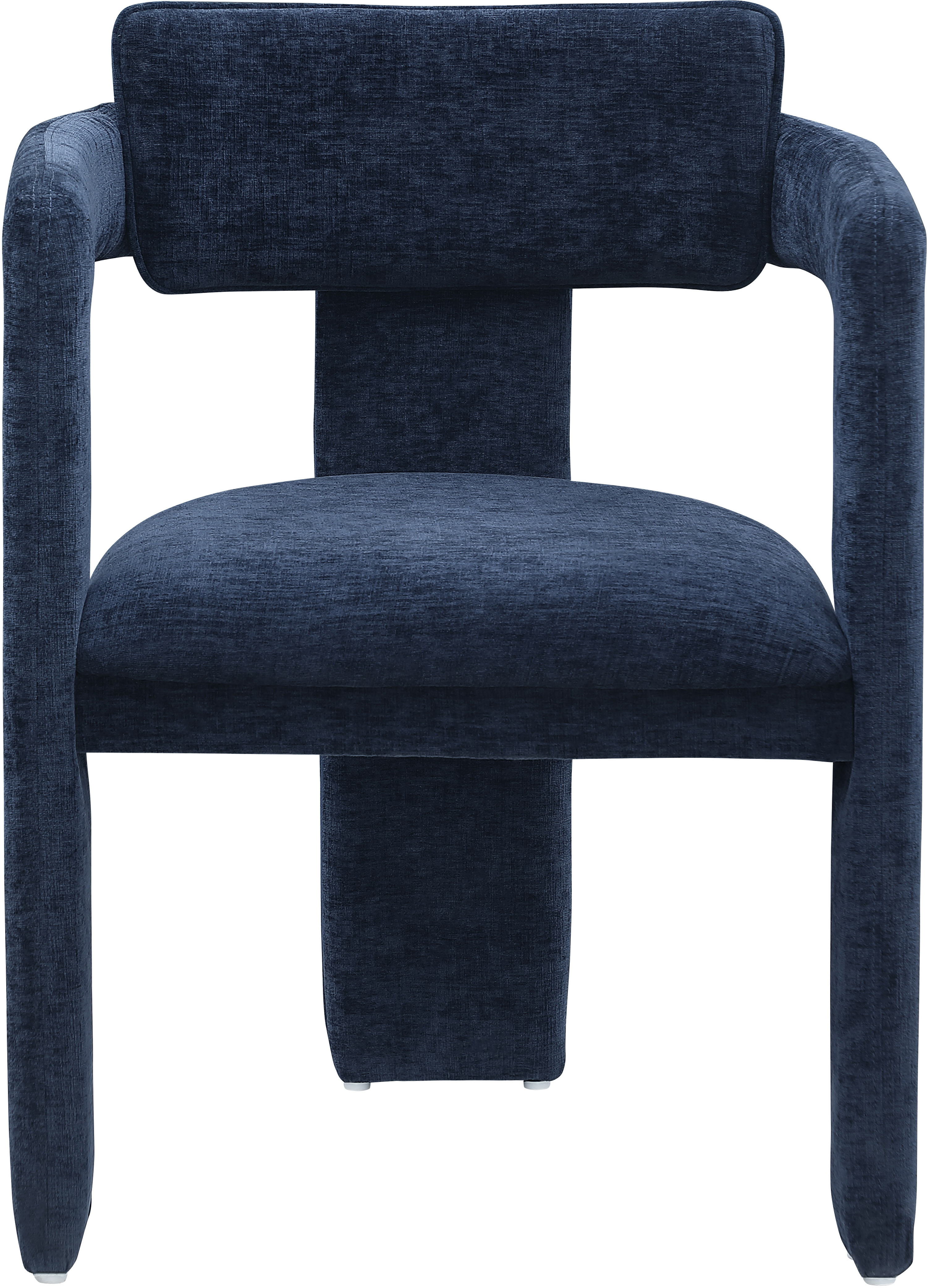 Brenda - Chenille Dining Chair (Set of 2) - Navy